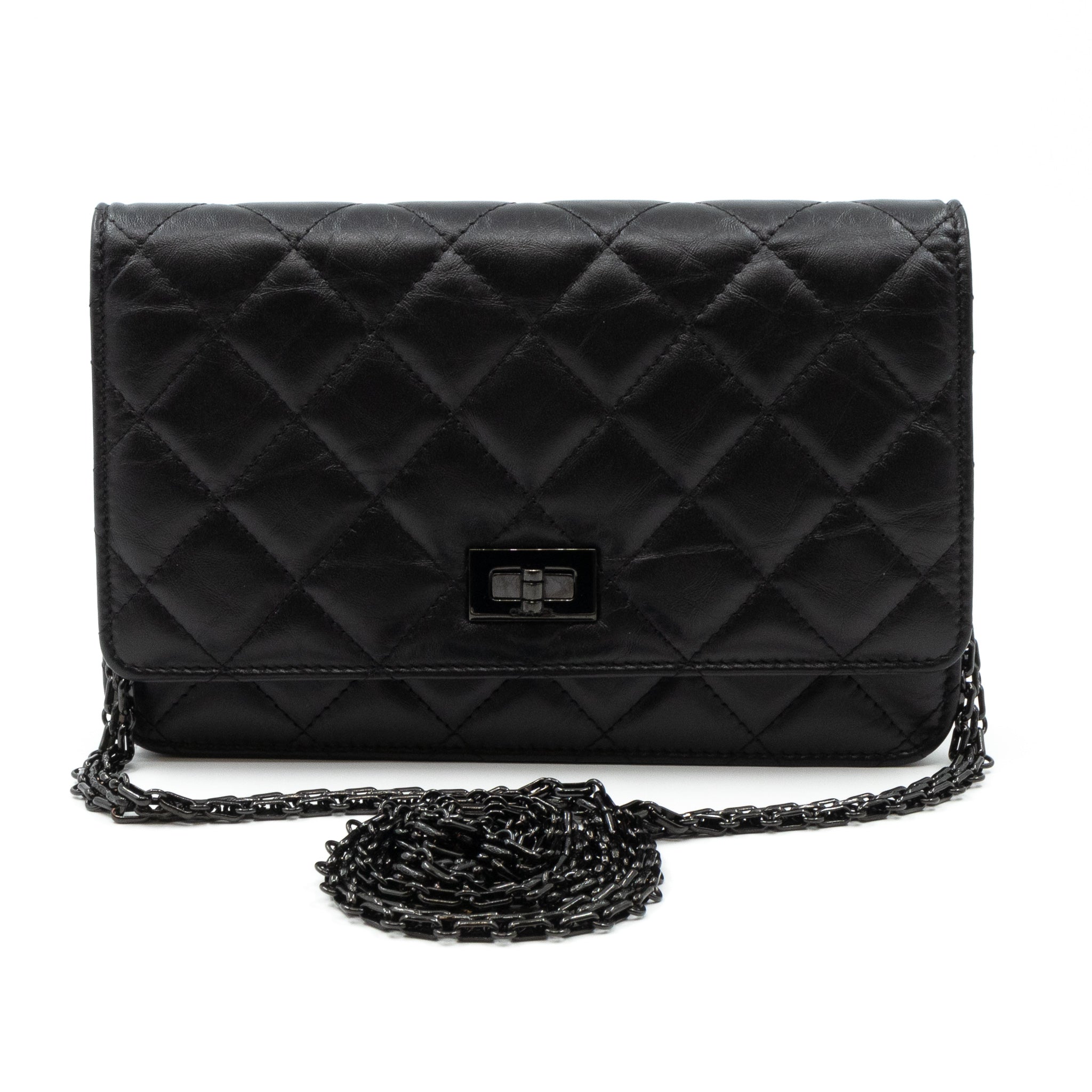 Chanel so black 2025 wallet on chain