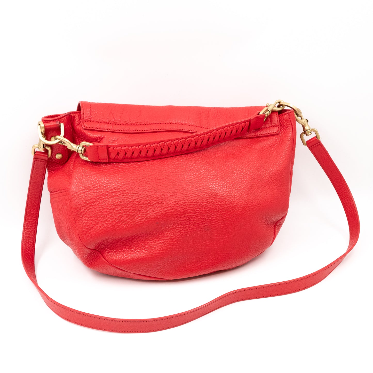 Effie Satchel Red Leather