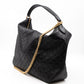 Hobo Chain Bag Black Guccissima Leather