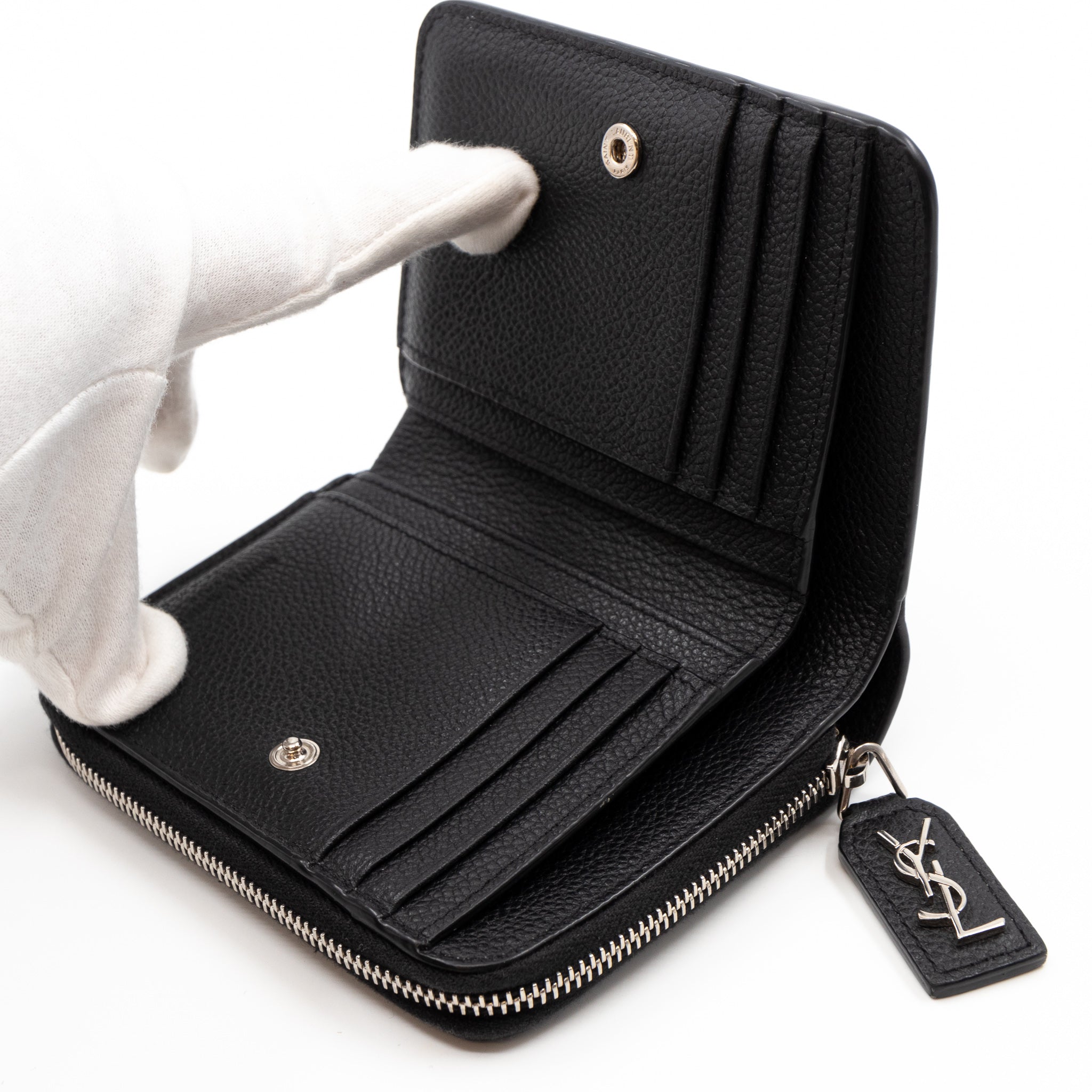 Rive Gauche Bifold Wallet Black Leather