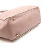 Rockstud Trapeze Tote Rose Beige Leather