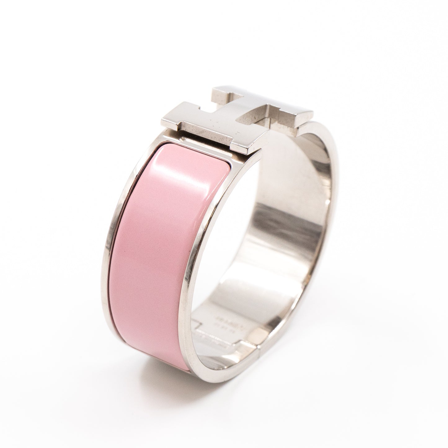 Clic Clac H Bracelet Pink Silver