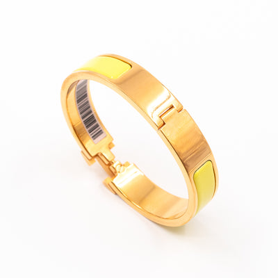 Clic H Bracelet Jaune Tennis Gold