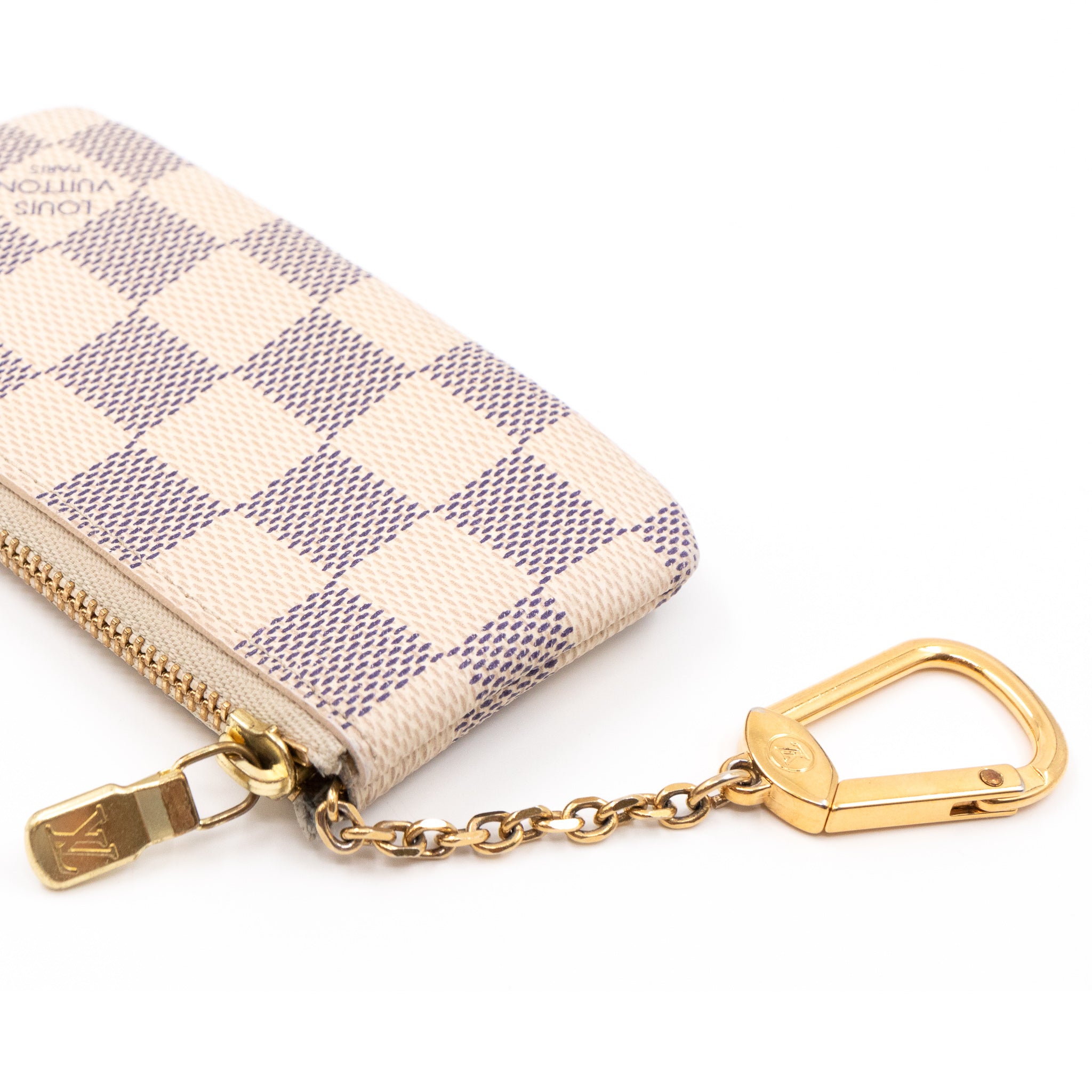 Key Pouch Damier Azur