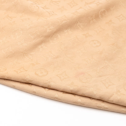 Monogram Shawl Beige