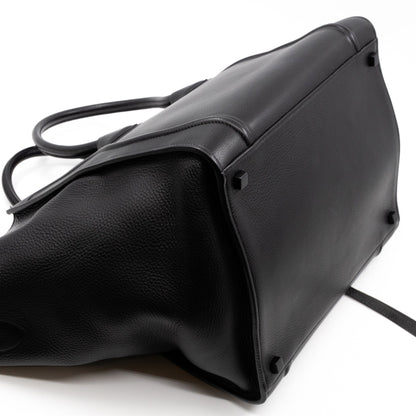 Phantom Medium Luggage Black Leather