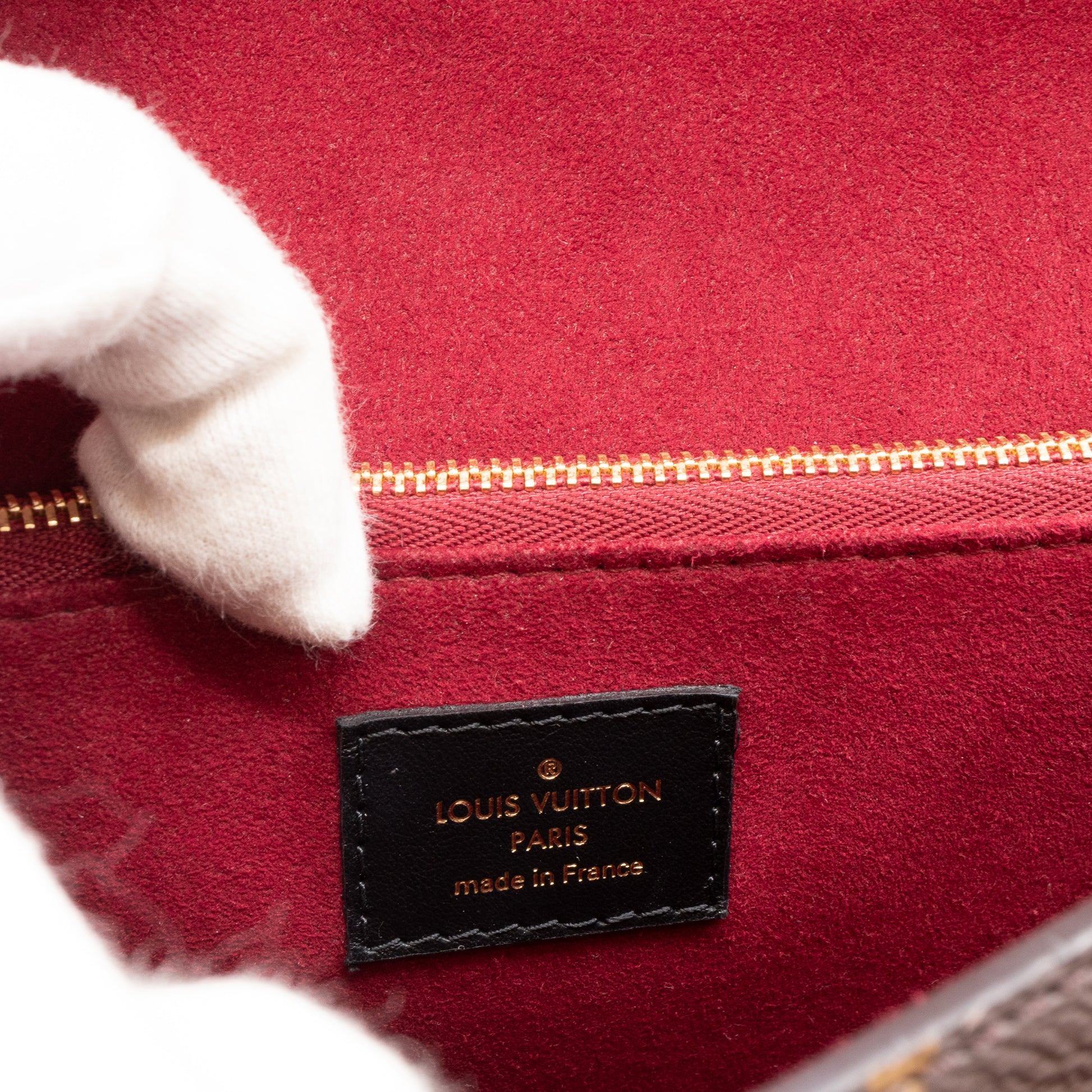 Louis Vuitton Passy Red Leather ref.396445 - Joli Closet