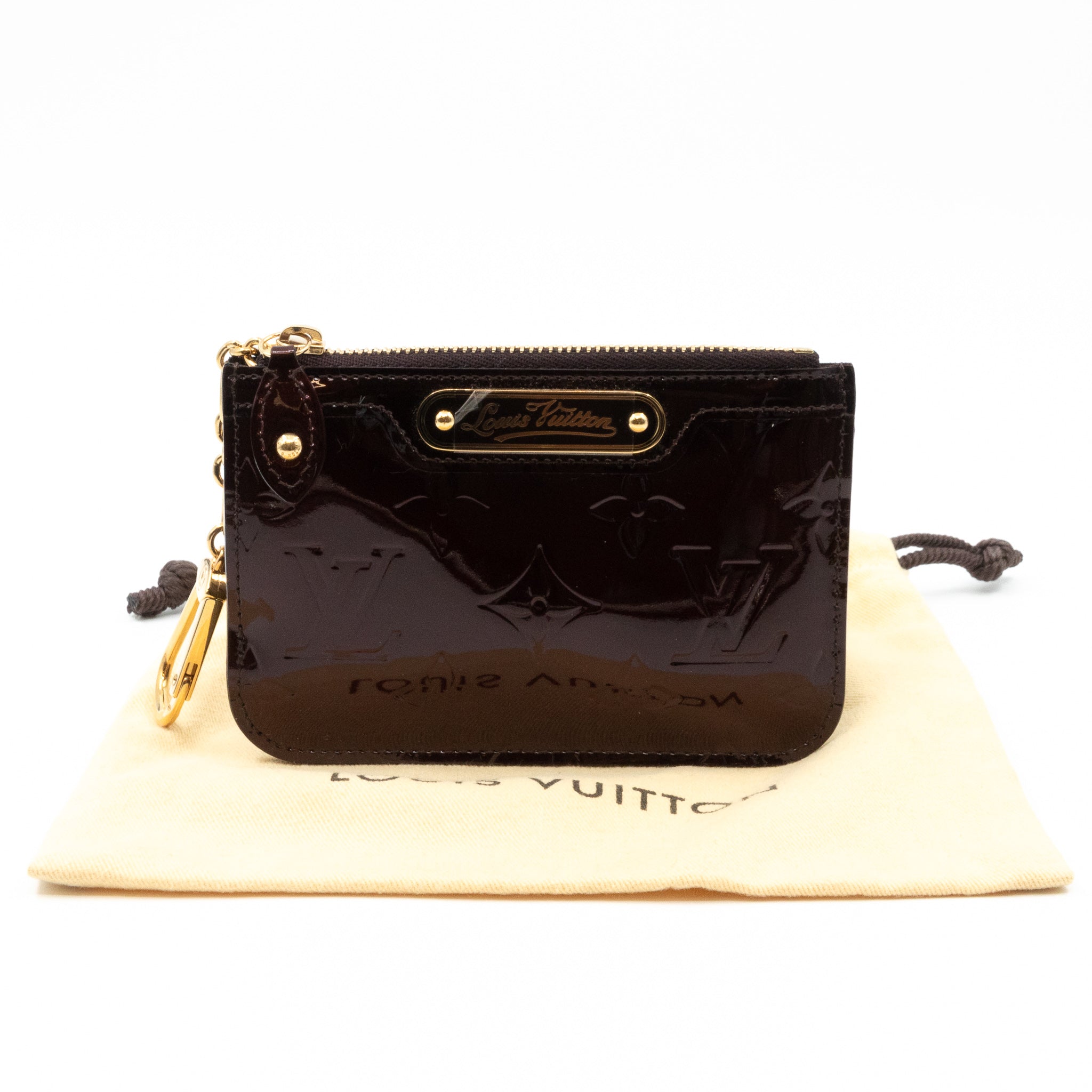 Key Pouch Vernis Amarante