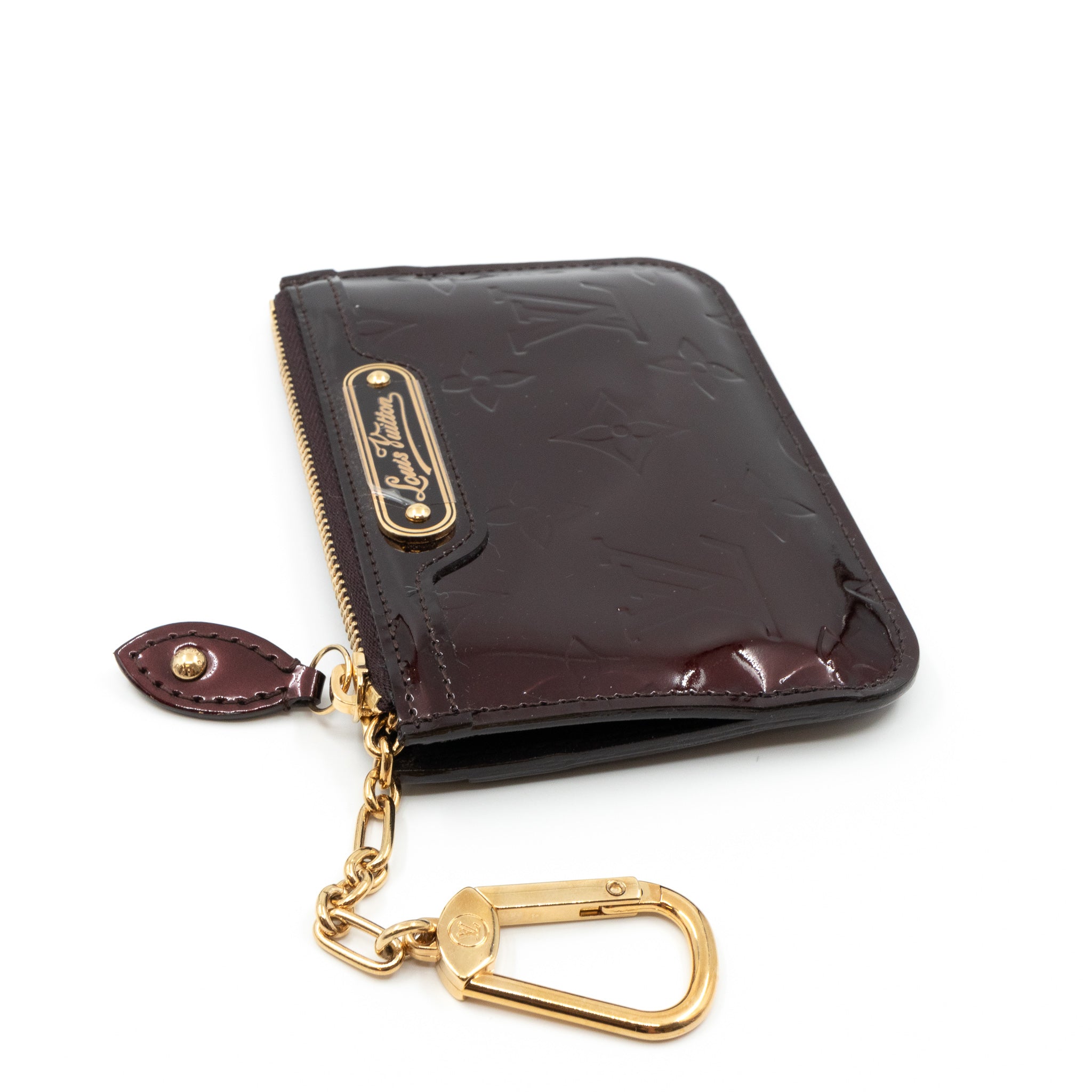 Key Pouch Vernis Amarante