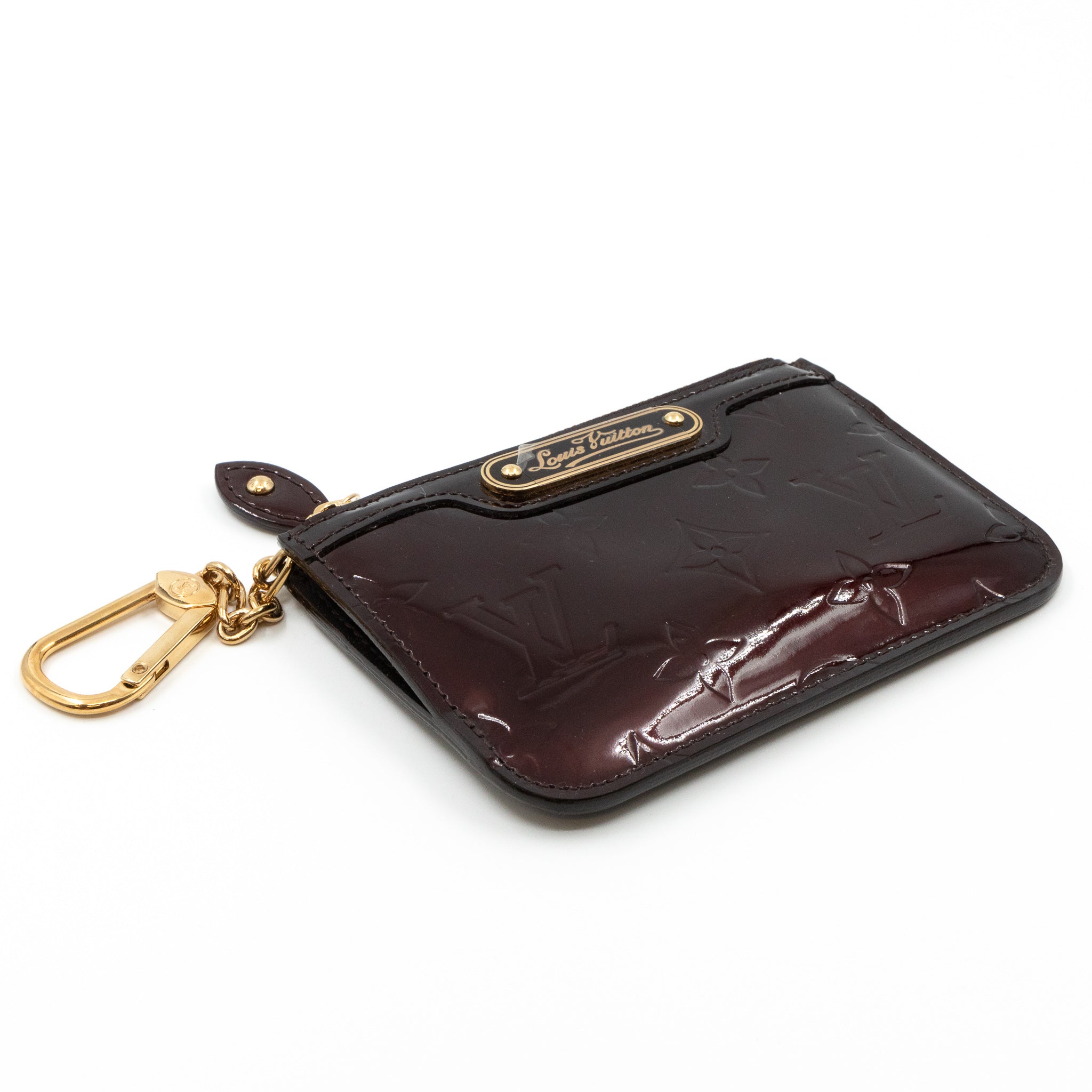Key Pouch Vernis Amarante