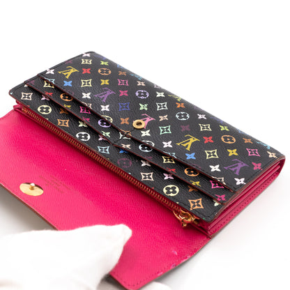 Sarah Wallet Multicolore Black