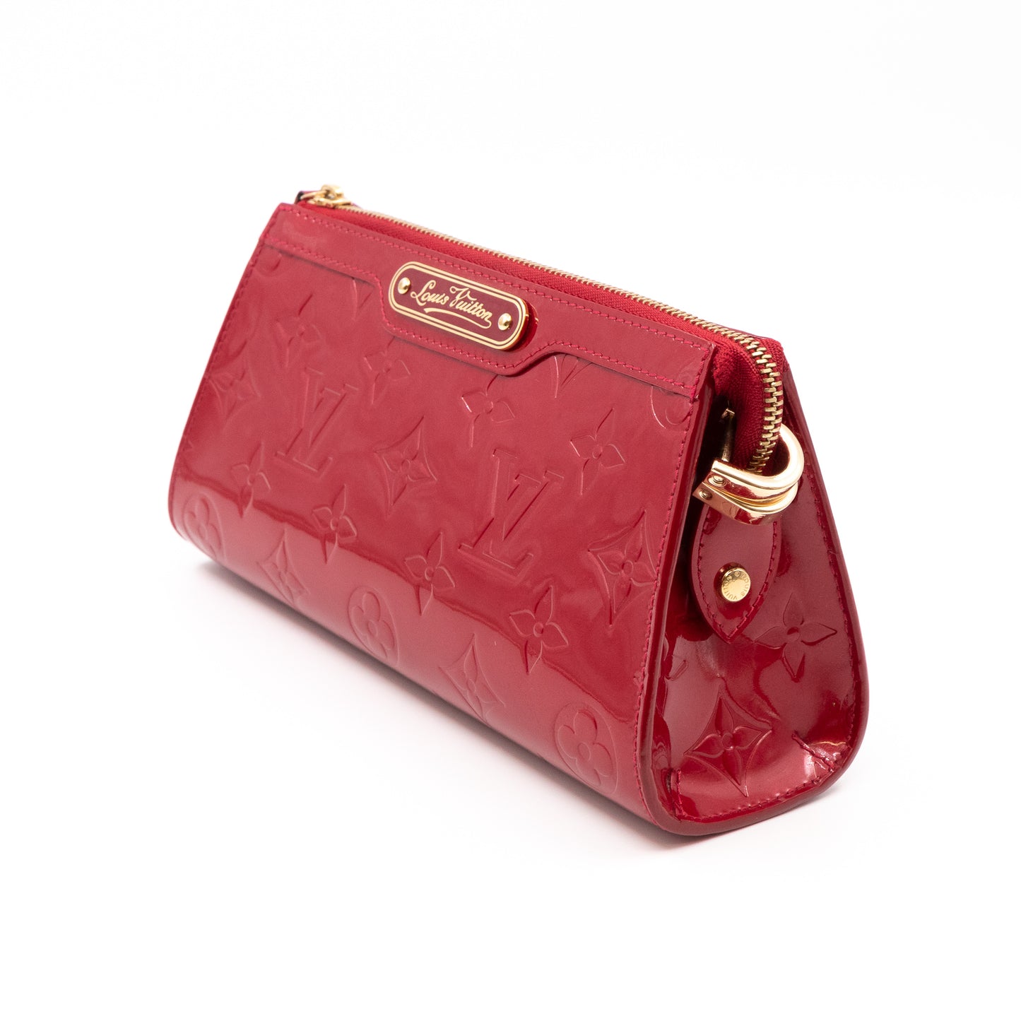 Louis Vuitton Monogram Vernis Trousse Cosmetic Pouch - Red