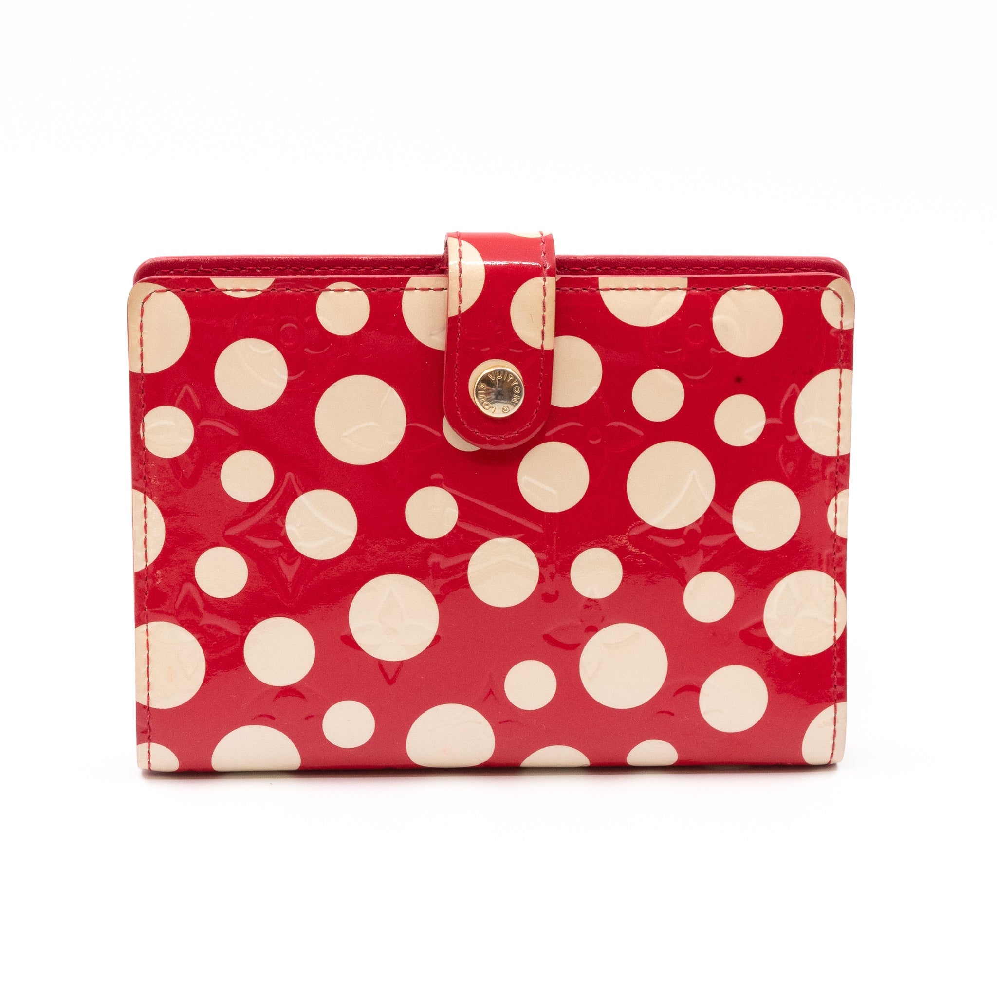 Small Ring Agenda Cover Vernis Red Dots Infinity