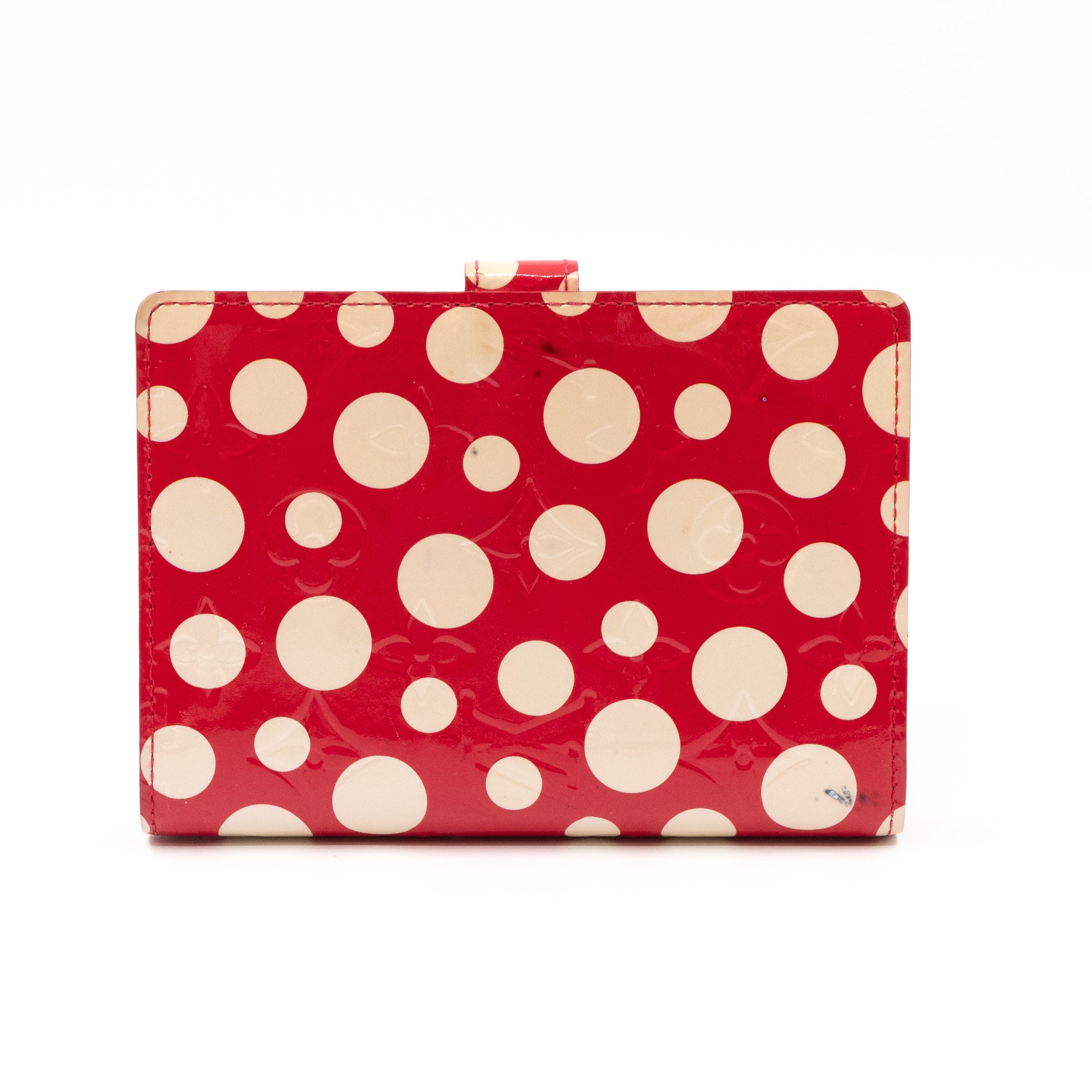 Small Ring Agenda Cover Vernis Red Dots Infinity
