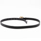 GG Marmont Slim Belt Black Leather 85 cm