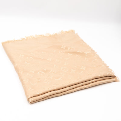 Monogram Shawl Beige