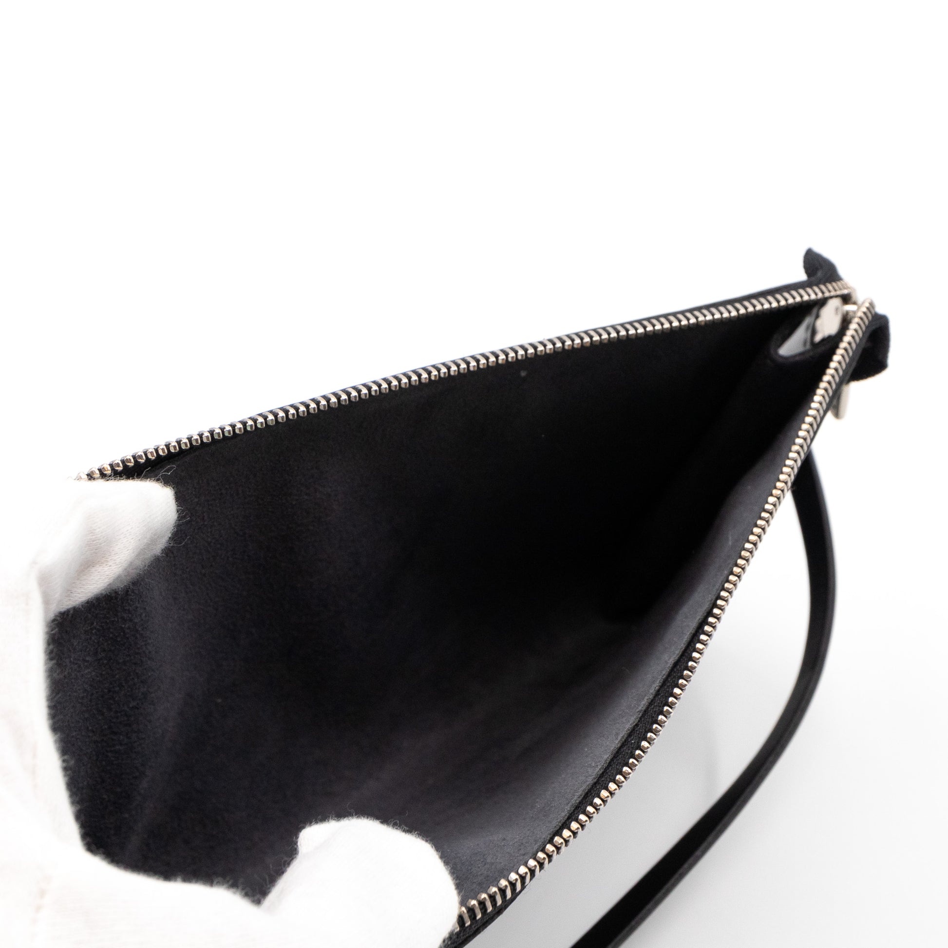 Louis Vuitton Womens Epi Pochette Accessoire Bag Black Epi Leather