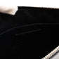 Folio Clutch Black Grained Leather