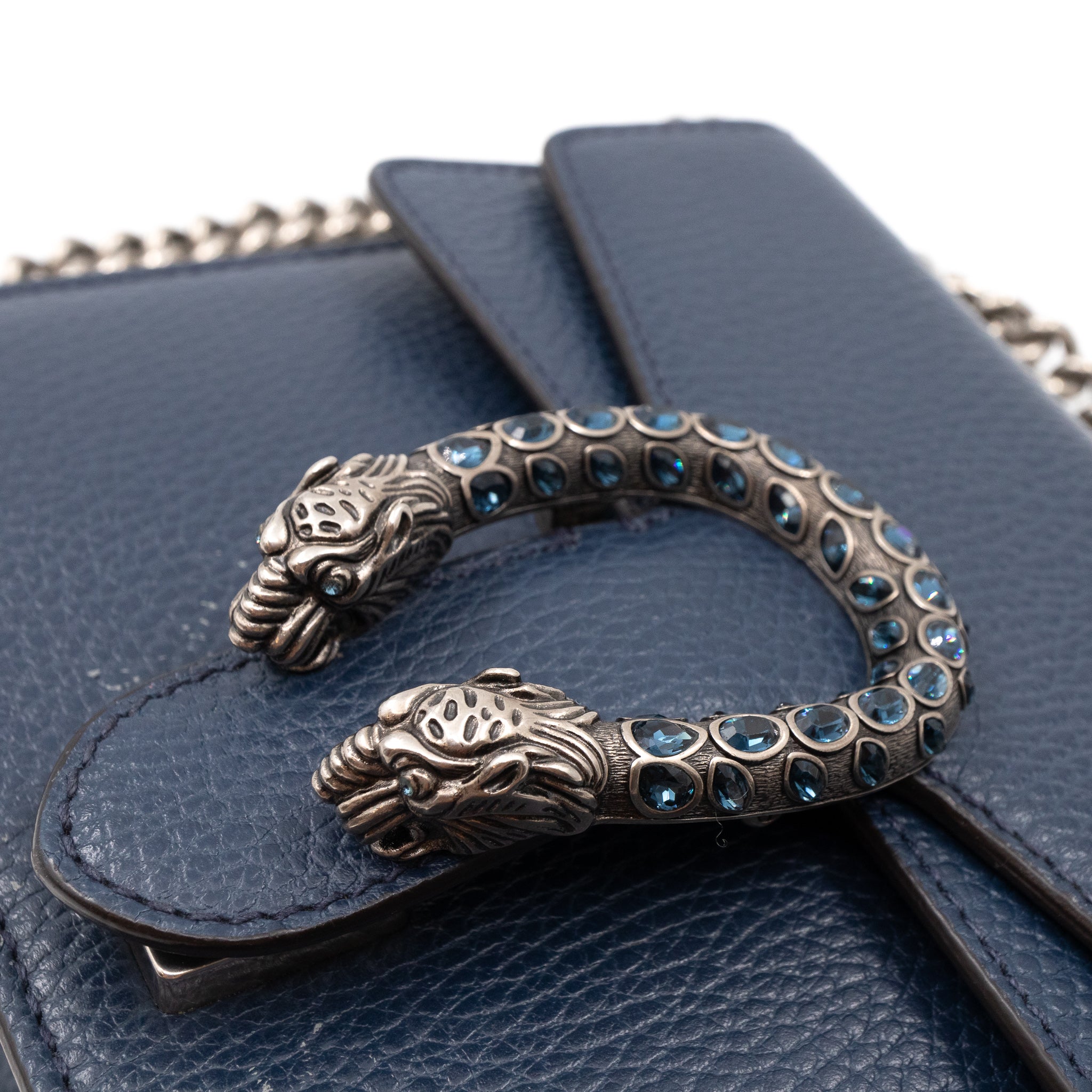 Dionysus Mini Navy Leather