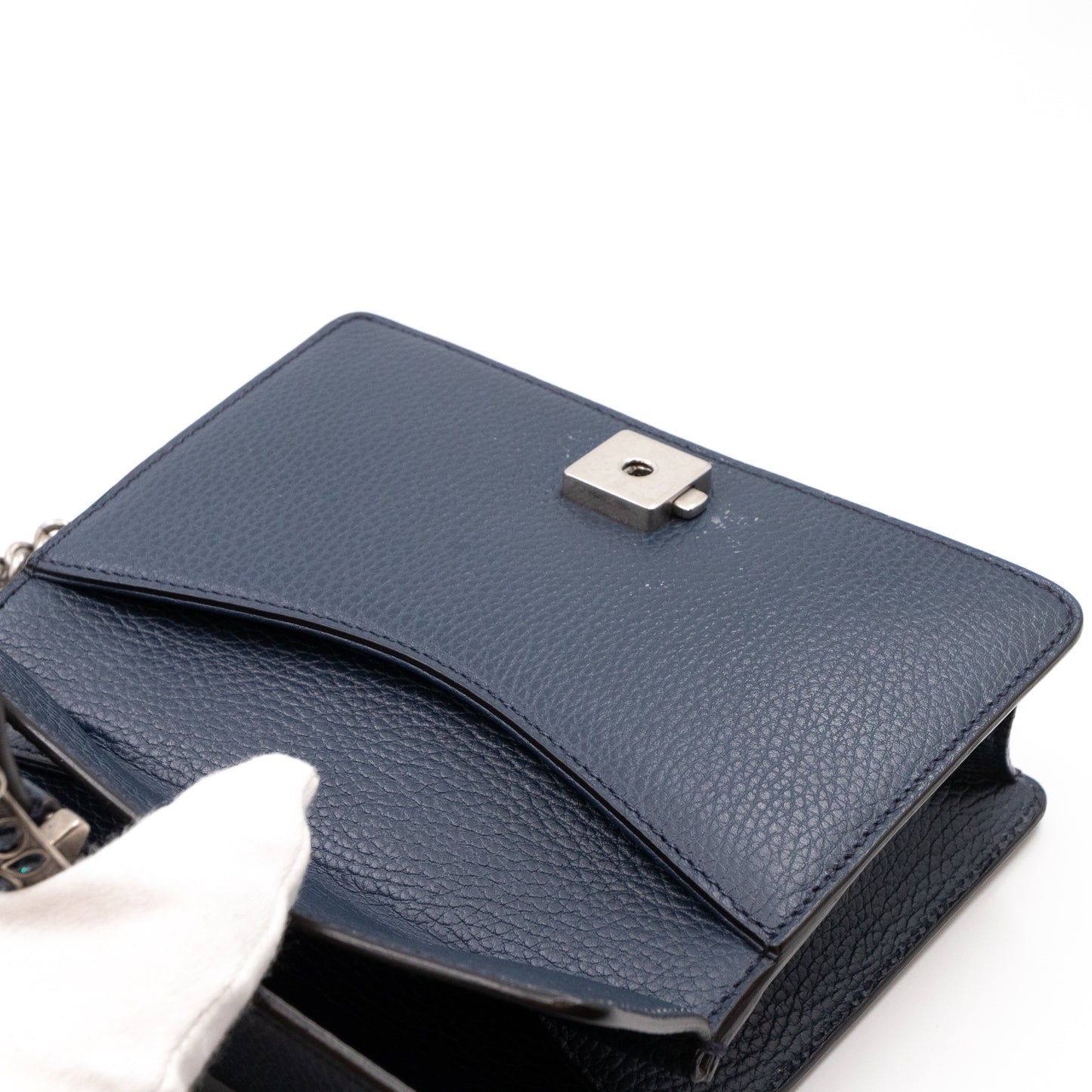 Dionysus Mini Navy Leather