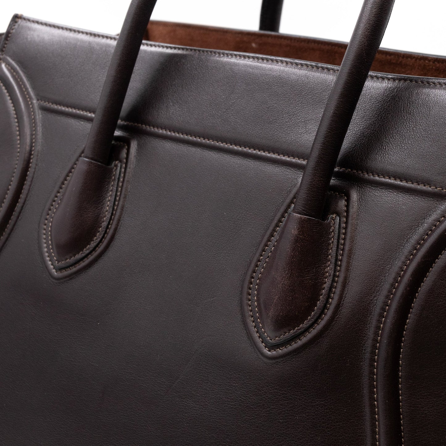 Phantom Medium Luggage Brown Leather