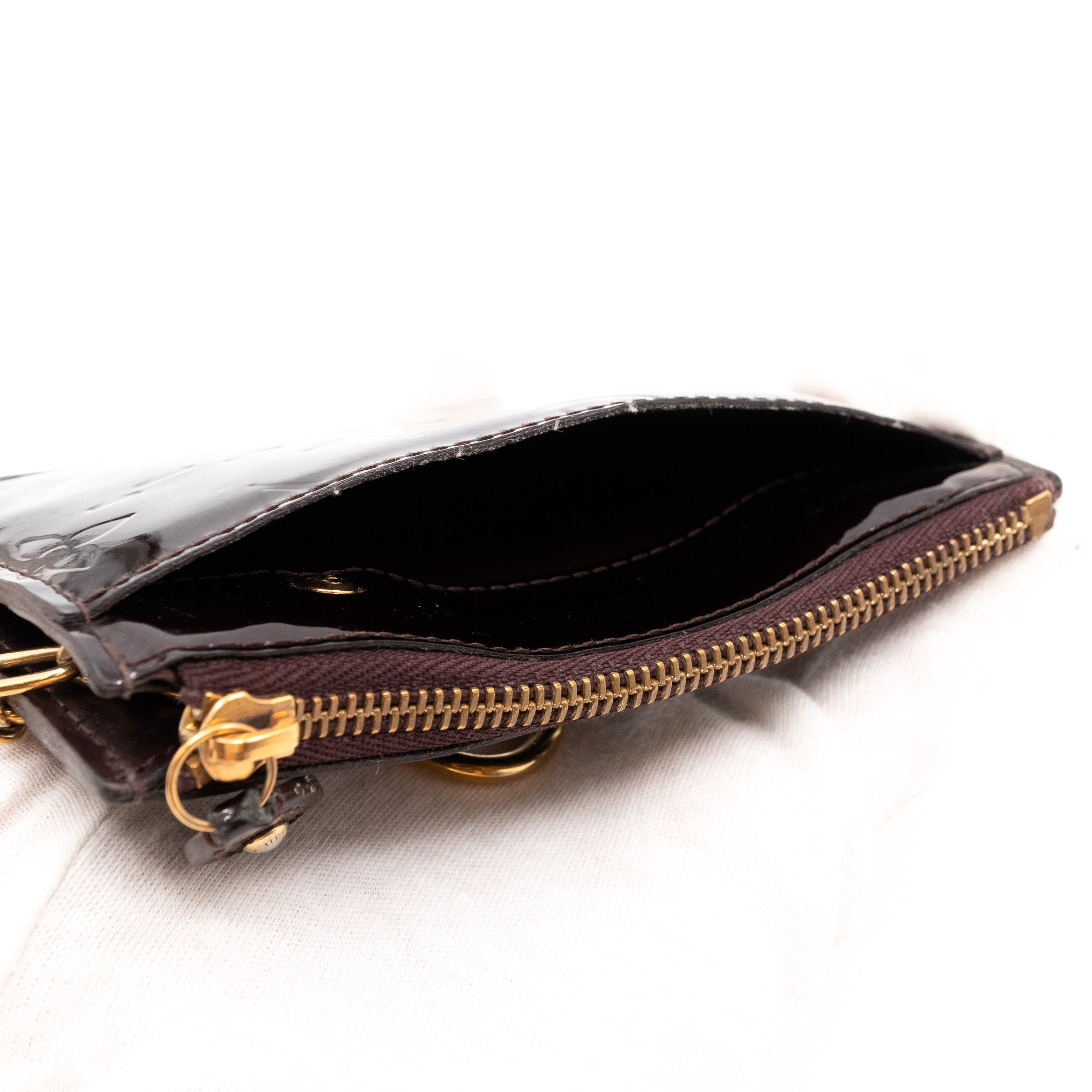 Key Pouch Vernis Amarante