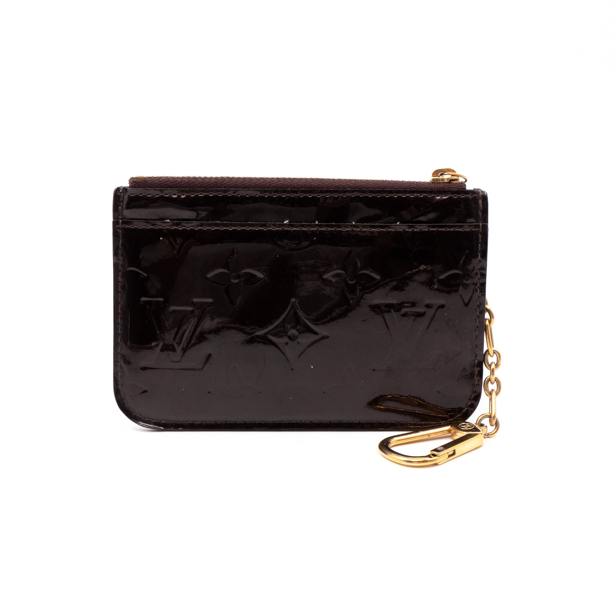 Key Pouch Vernis Amarante