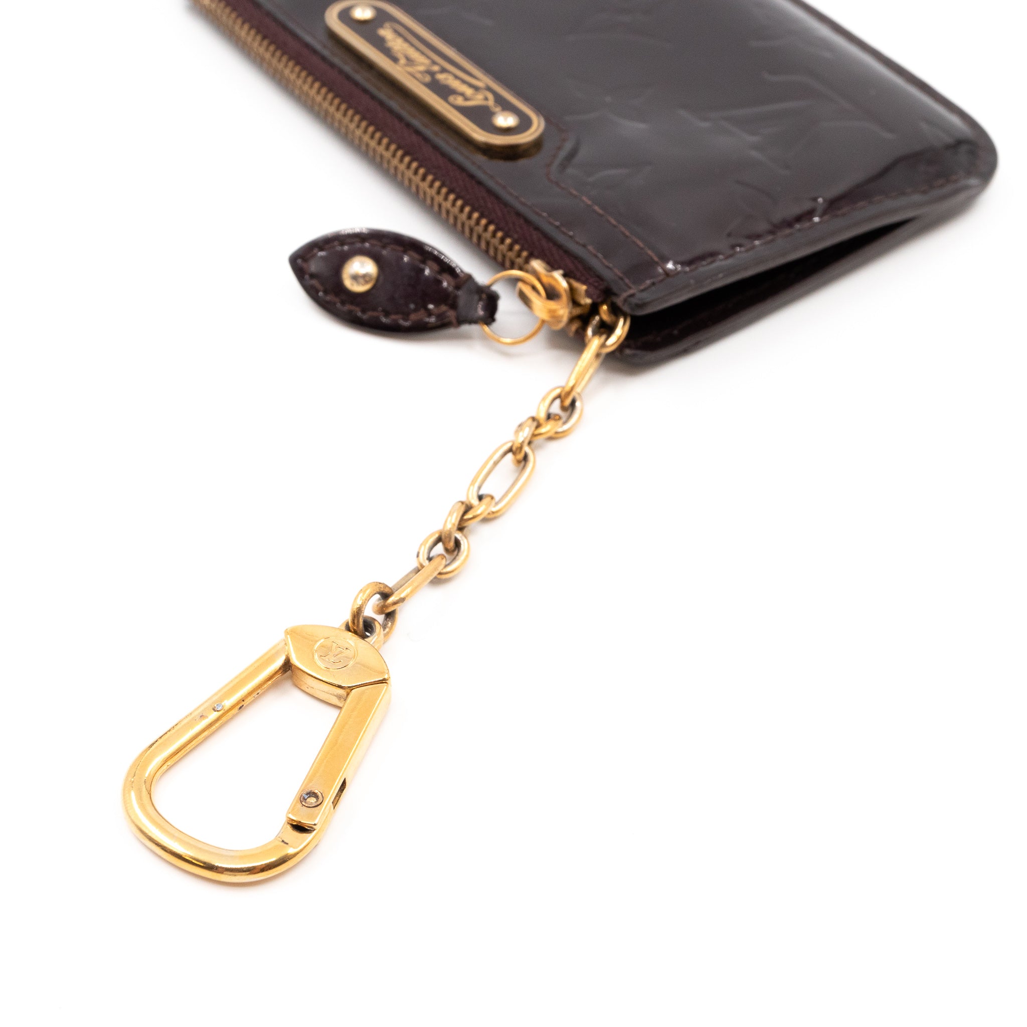 Key Pouch Vernis Amarante