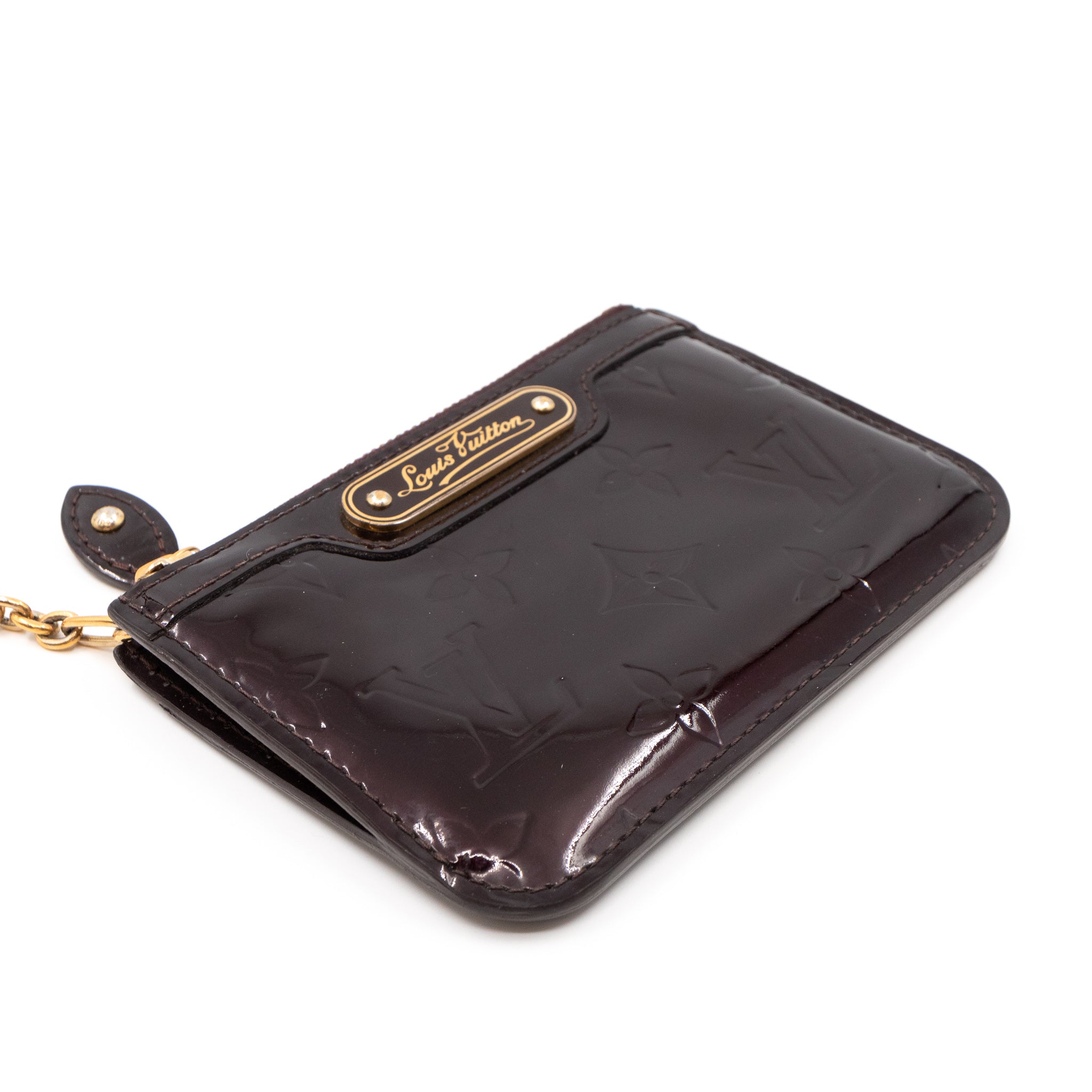 Key Pouch Vernis Amarante