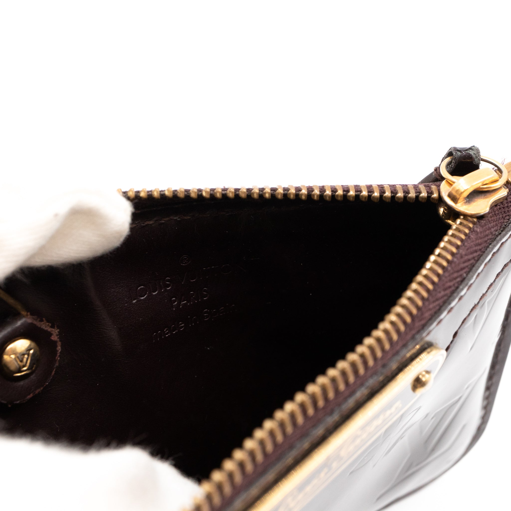 Key Pouch Vernis Amarante