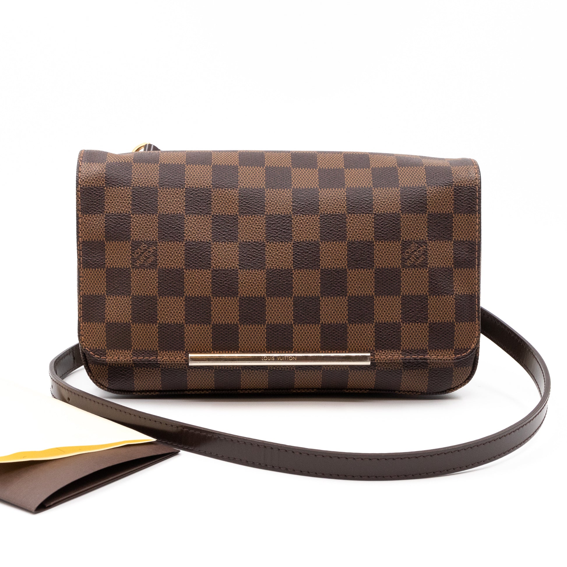 Authenticated Used Louis Vuitton Hoxton PM Damier Shoulder Bag Women's  Brown Crossbody N41257 