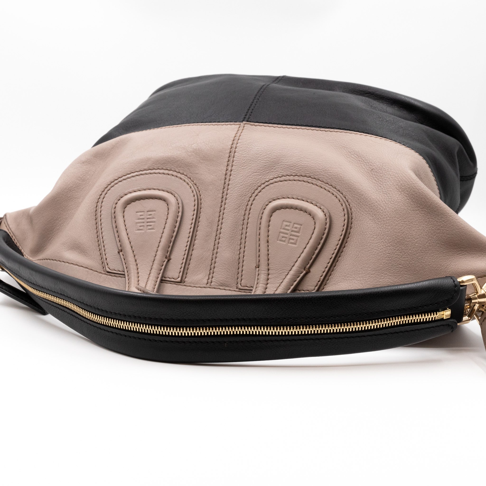 Nightingale Medium Beige & Black Leather