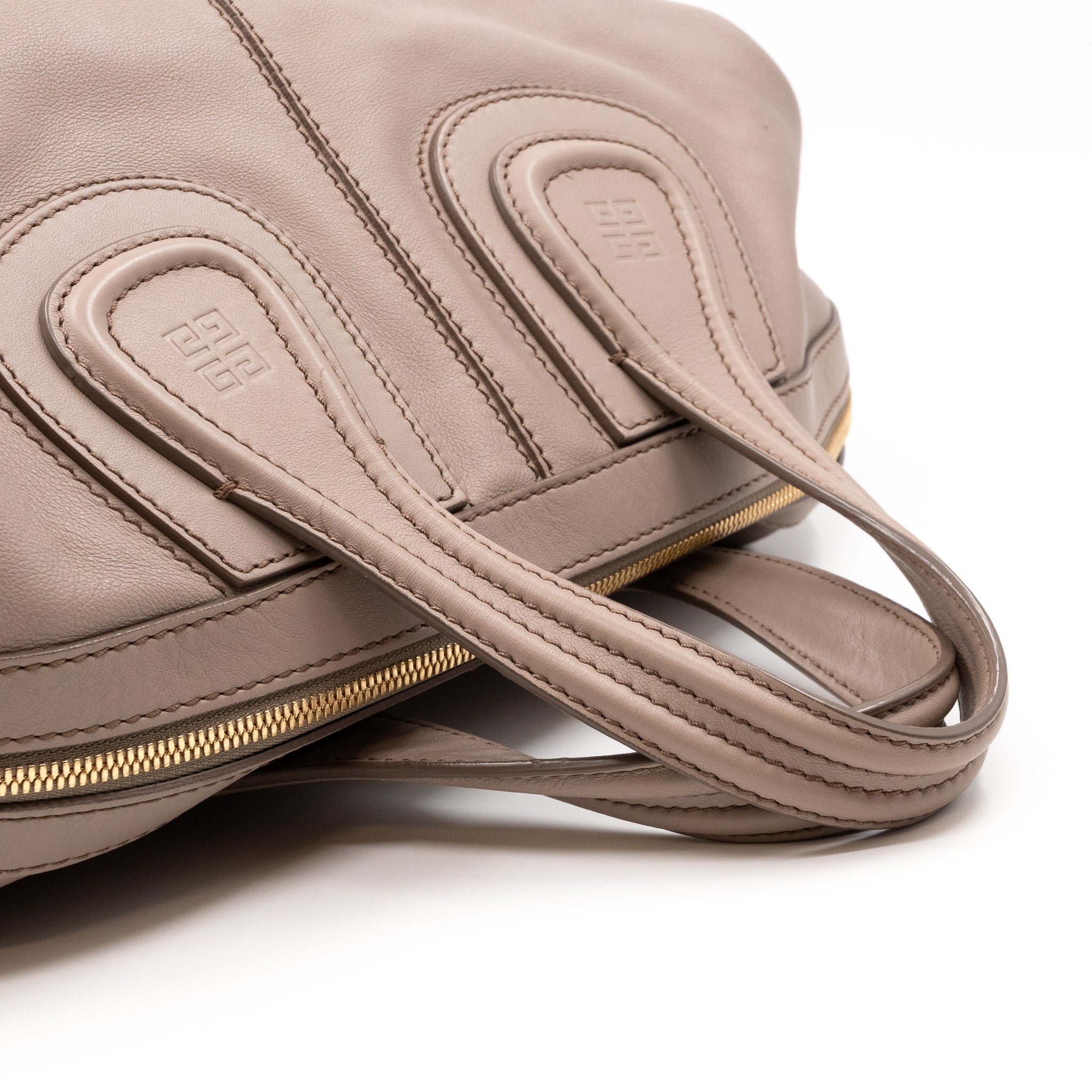 Nightingale Medium Beige & Black Leather