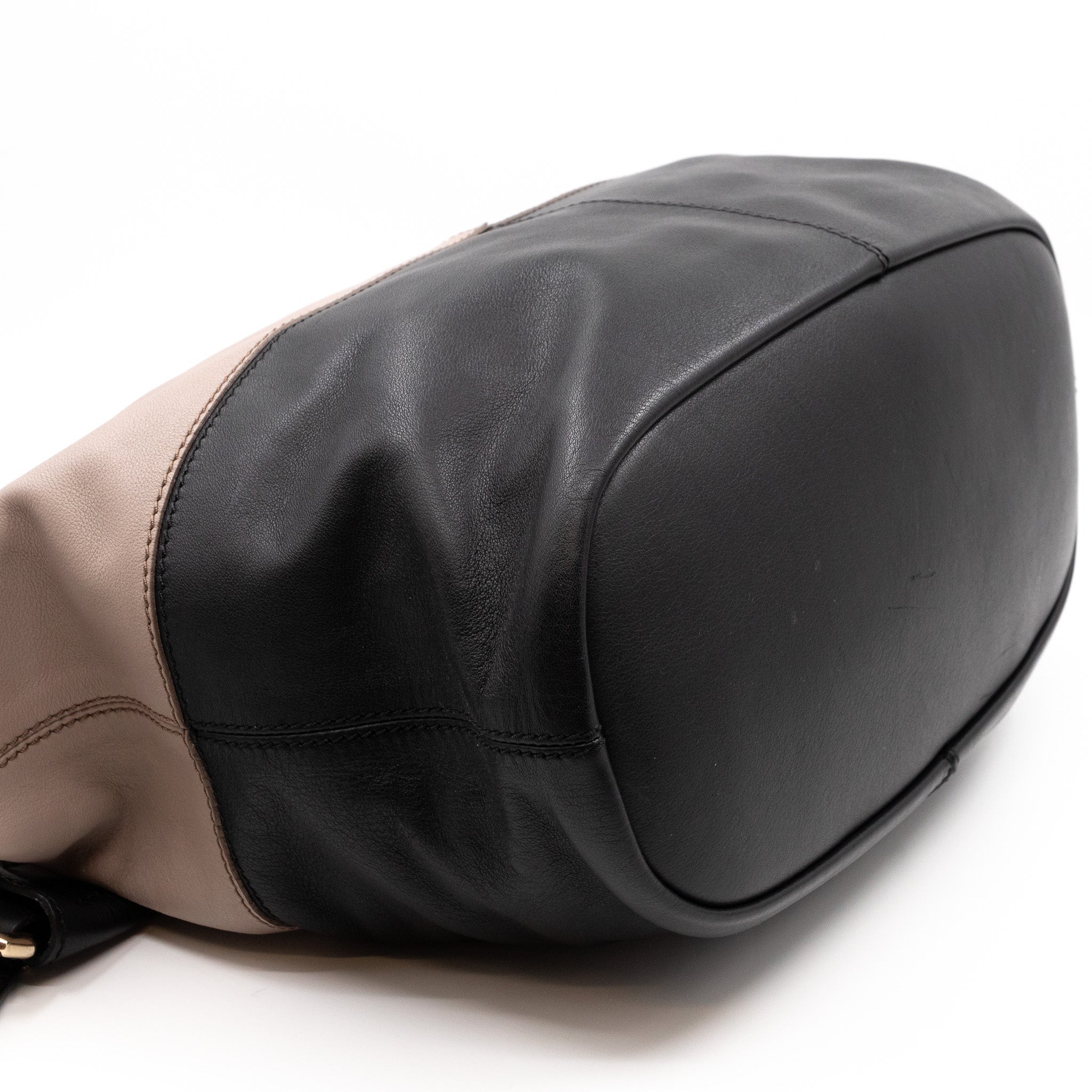 Nightingale Medium Beige & Black Leather