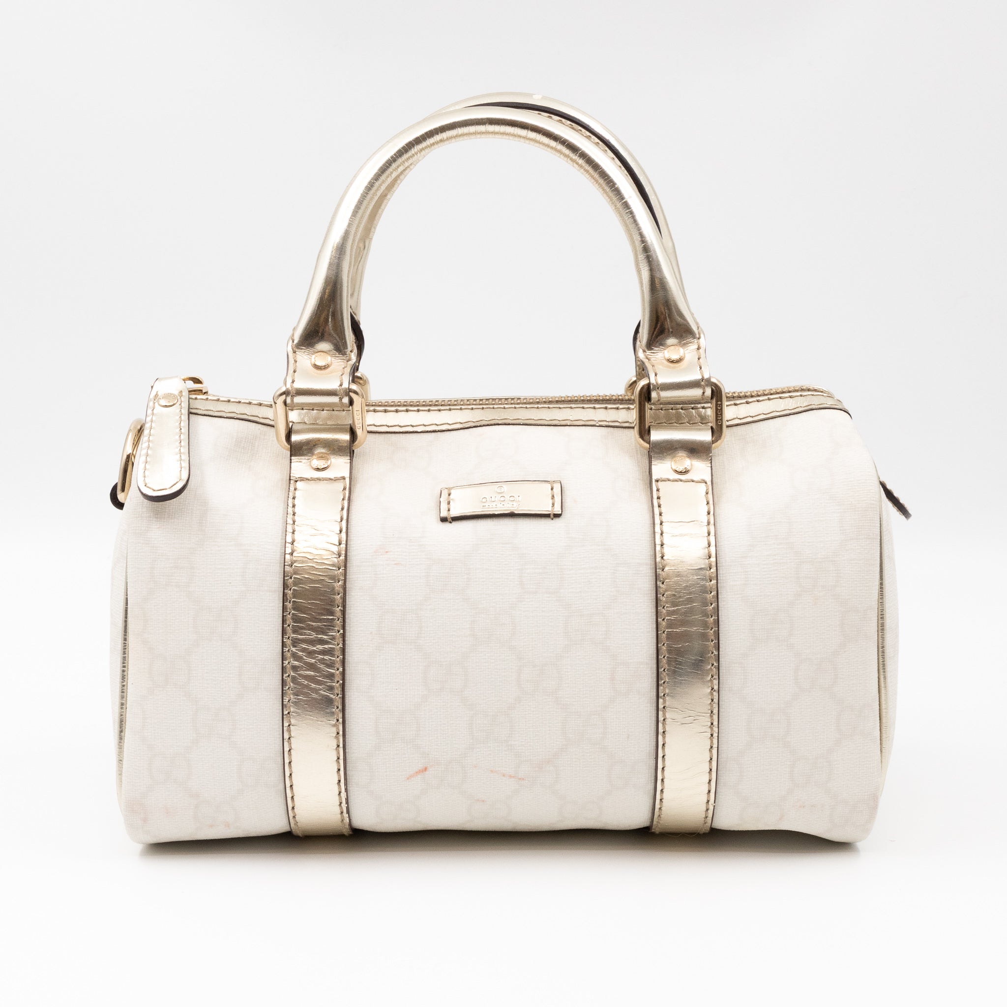 Joy Boston Mini White Canvas