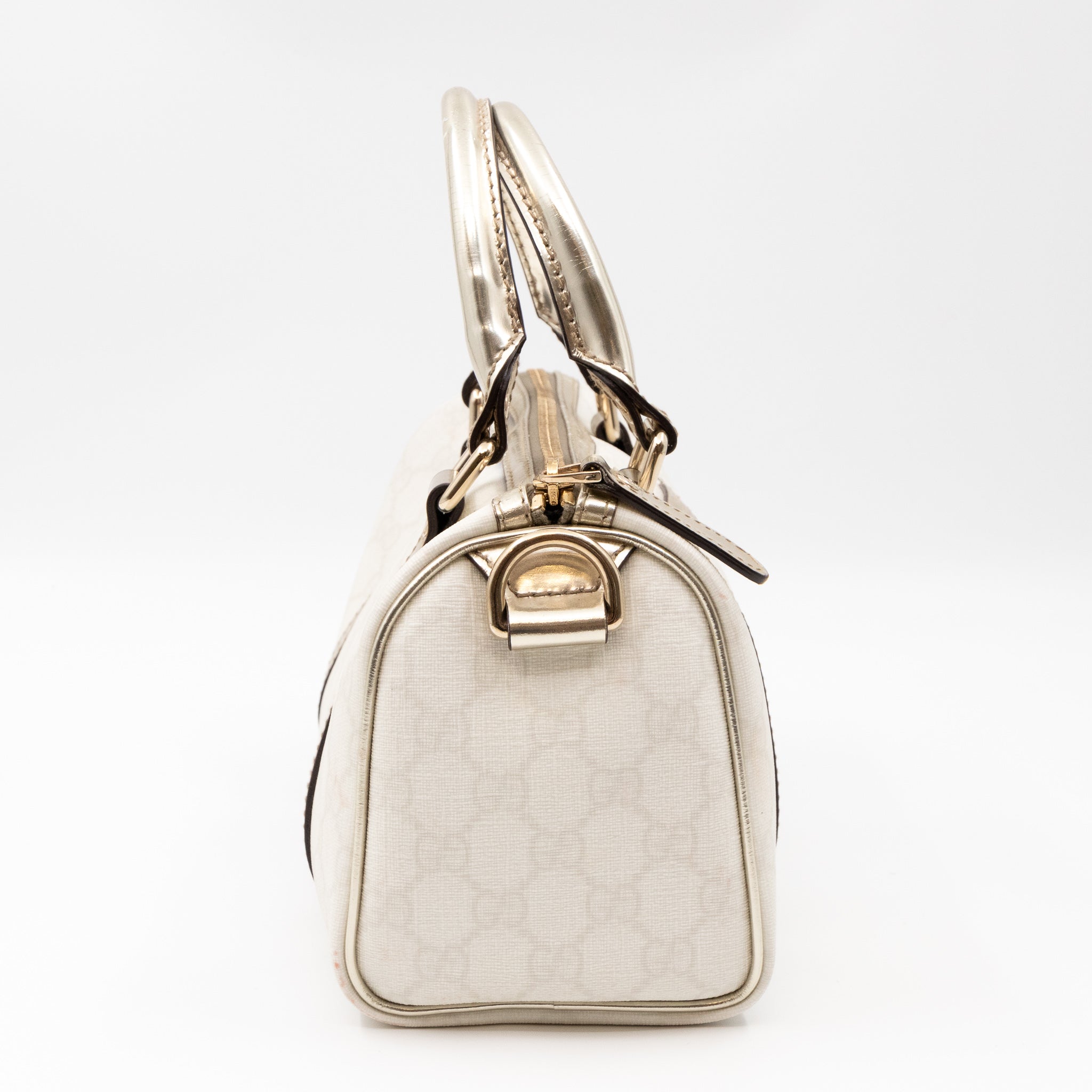 Joy Boston Mini White Canvas