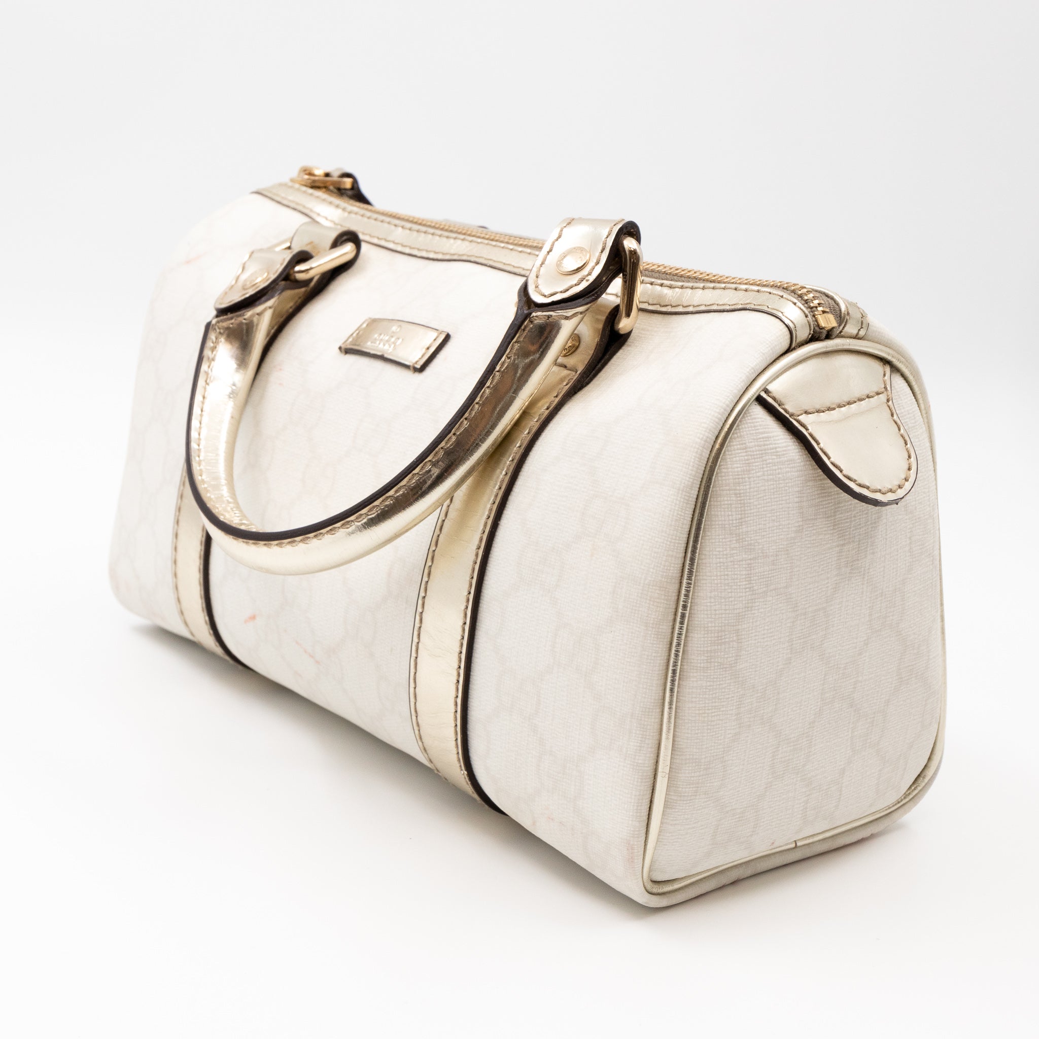 Joy Boston Mini White Canvas