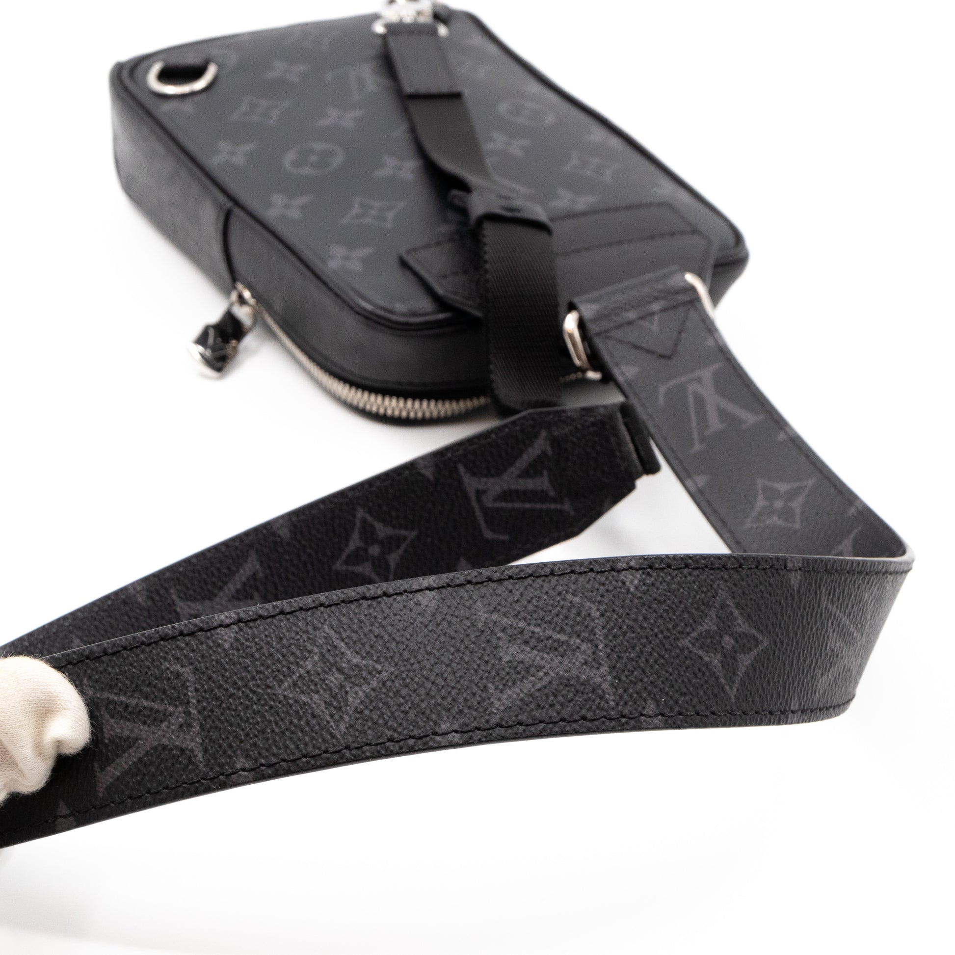Louis Vuitton Monogram Eclipse Taigarama Outdoor Sling Bag - Black  Messenger Bags, Bags - LOU807881