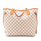 Neverfull MM Damier Azur Rose Ballerine