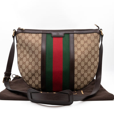 Saddle Messenger Medium GG Supreme