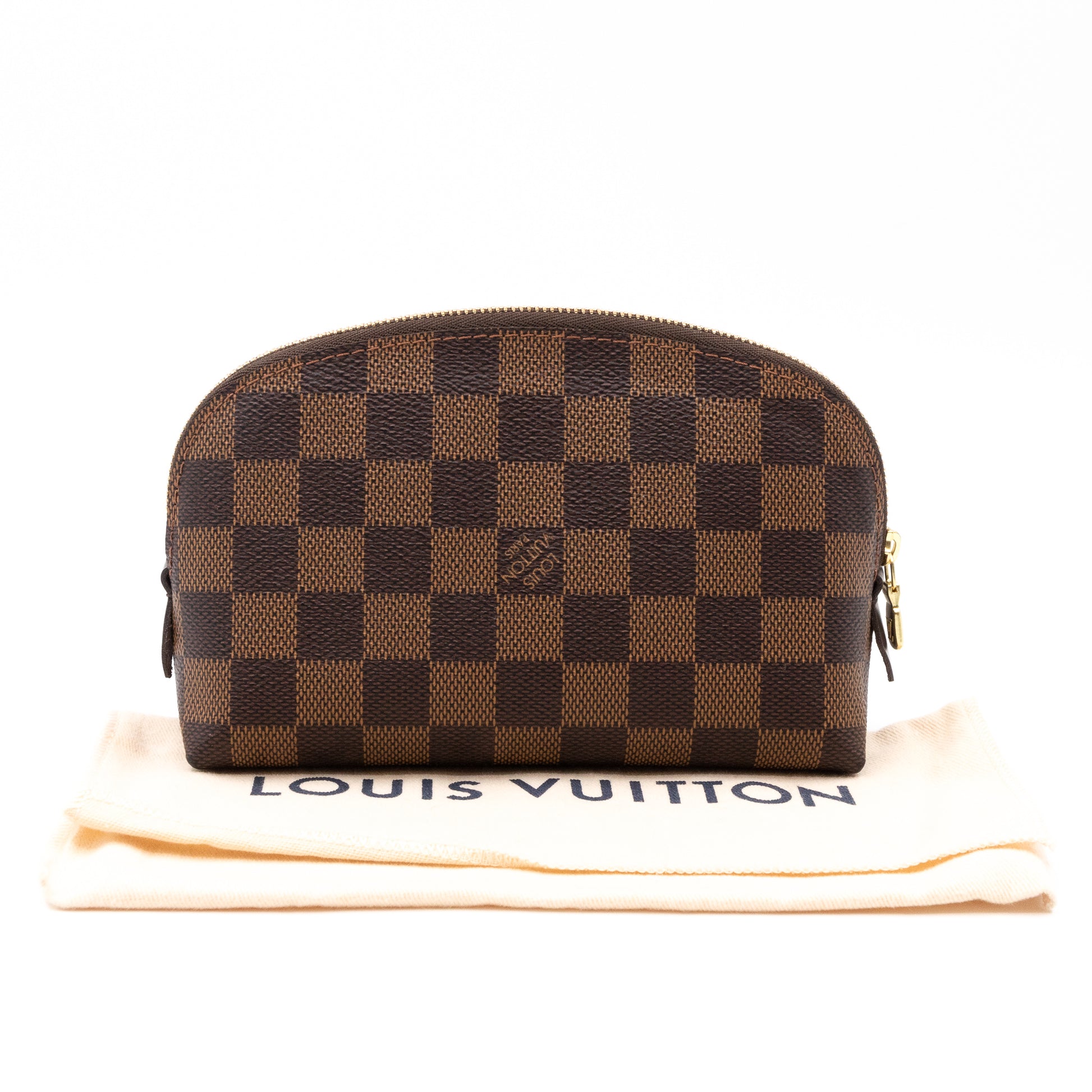 Louis Vuitton Cosmetic Pouch PM Pochette Damier Ebene Excellent -  BougieHabit