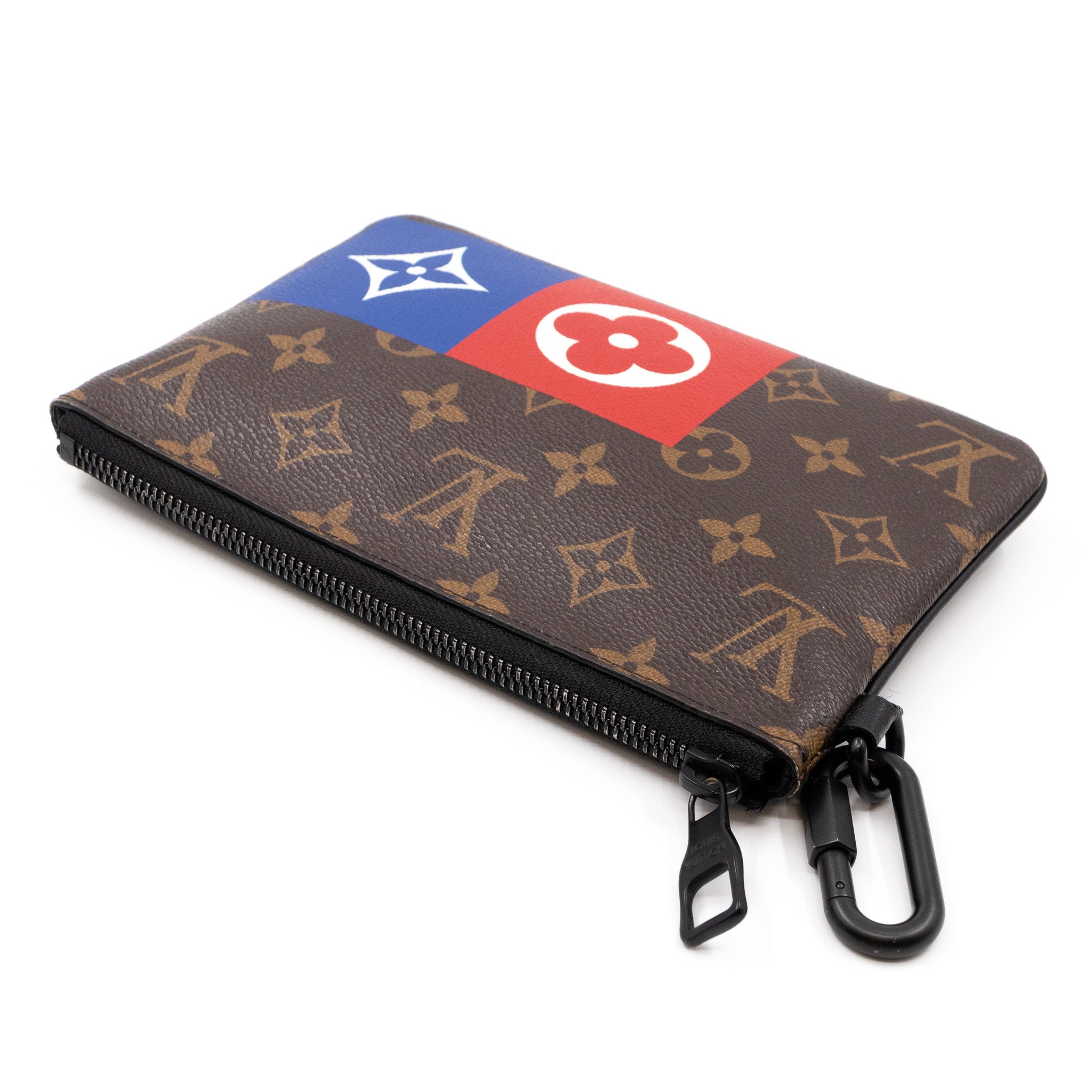 Zipped Pouch MM Monogram Logo Story
