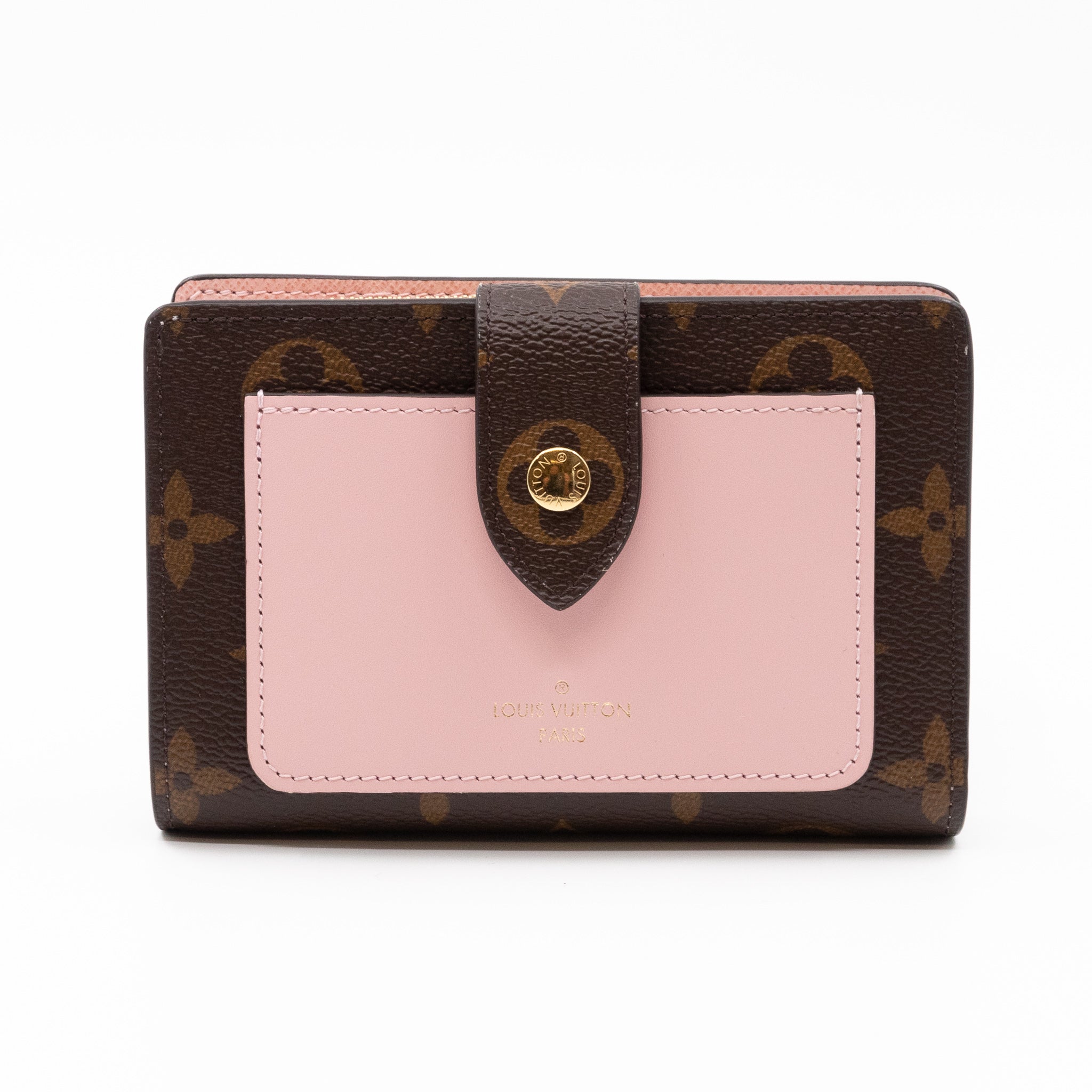 Juliette Wallet Monogram Rose Ballerine
