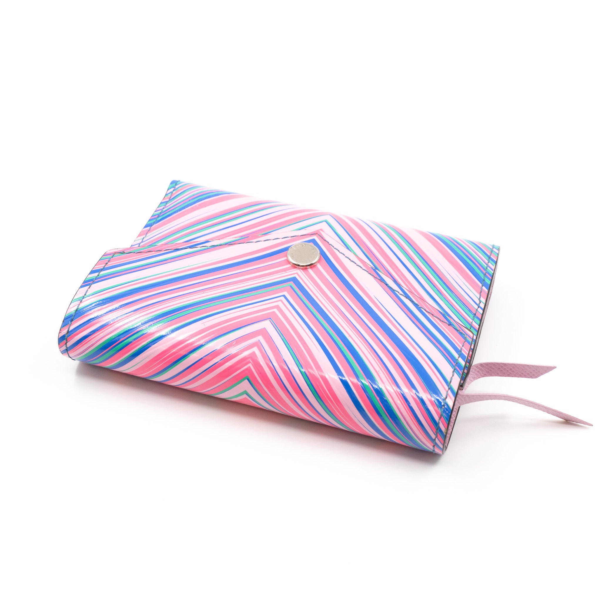 Victorine Wallet Epi Tropical Blue Rose