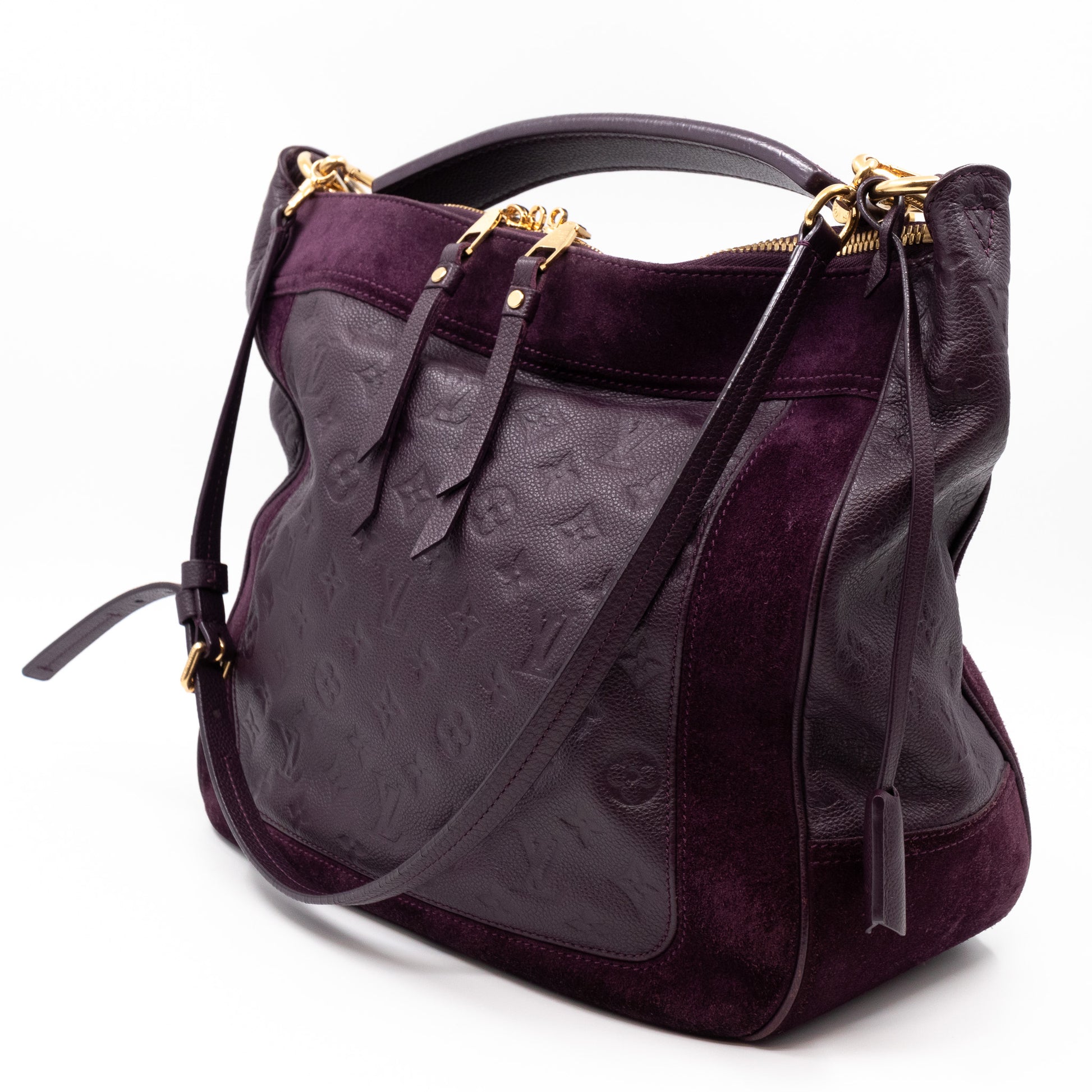 Louis Vuitton Audacieuse MM Monogram Empreinte Purple Leather ref