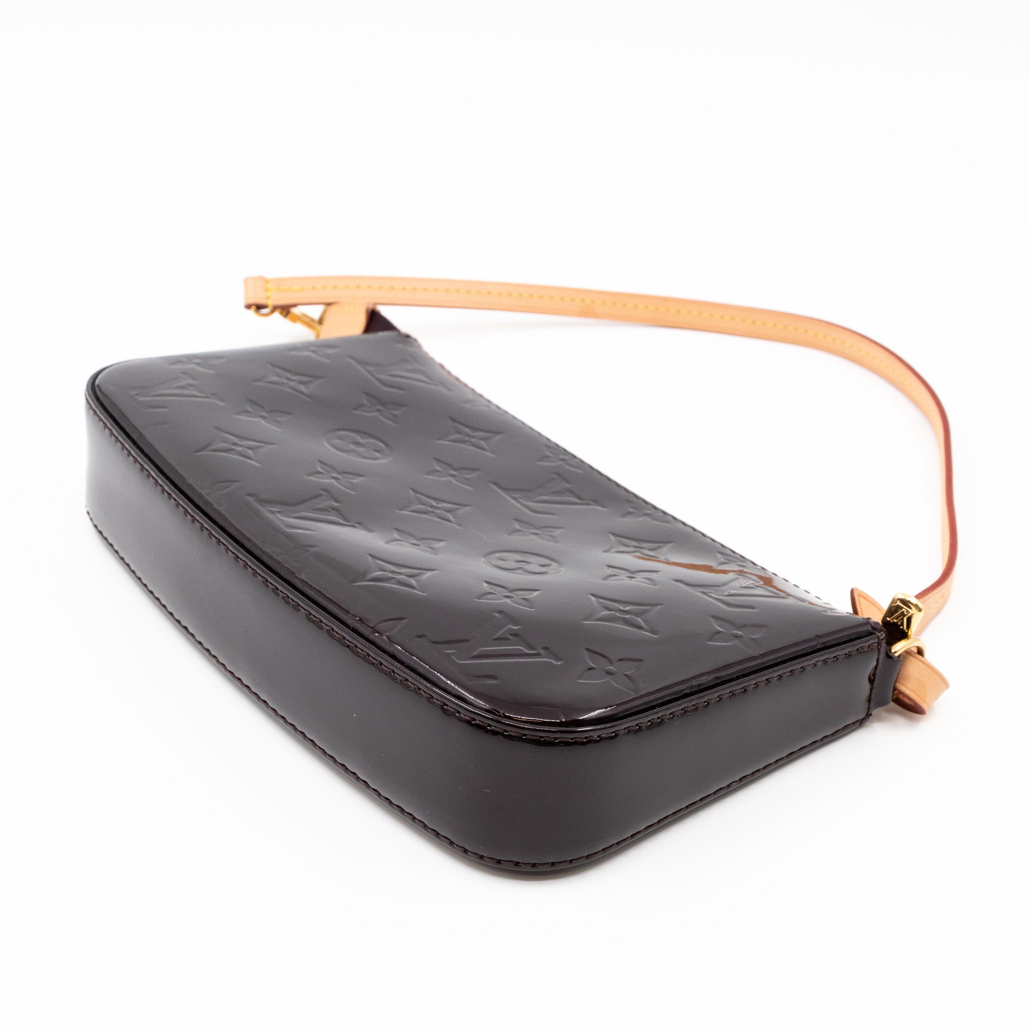 Pochette Accessoires Vernis Amarante