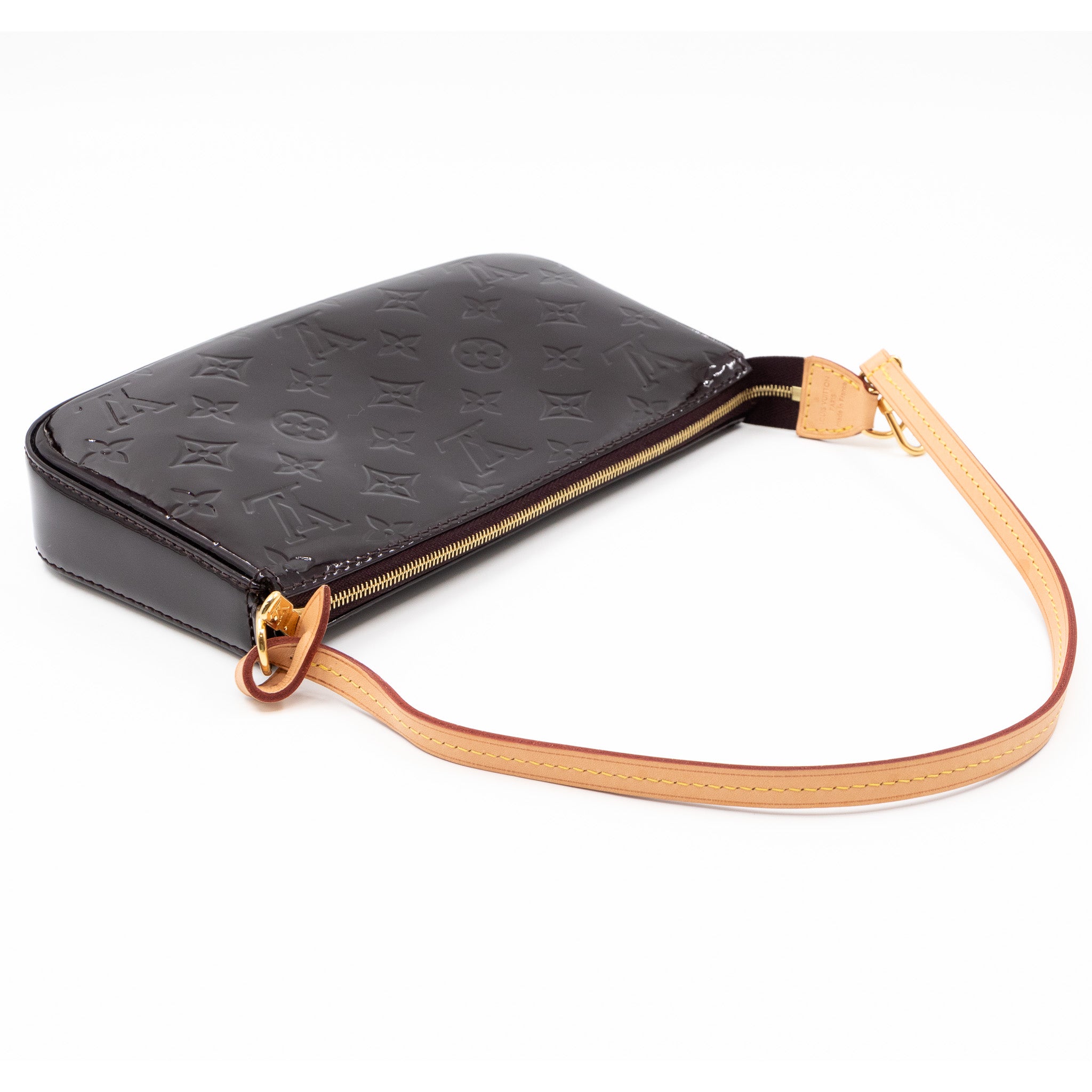 Pochette Accessoires Vernis Amarante