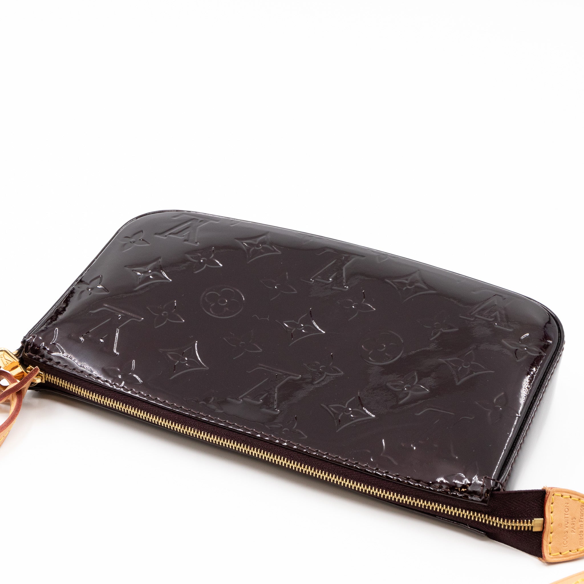 Pochette Accessoires Vernis Amarante