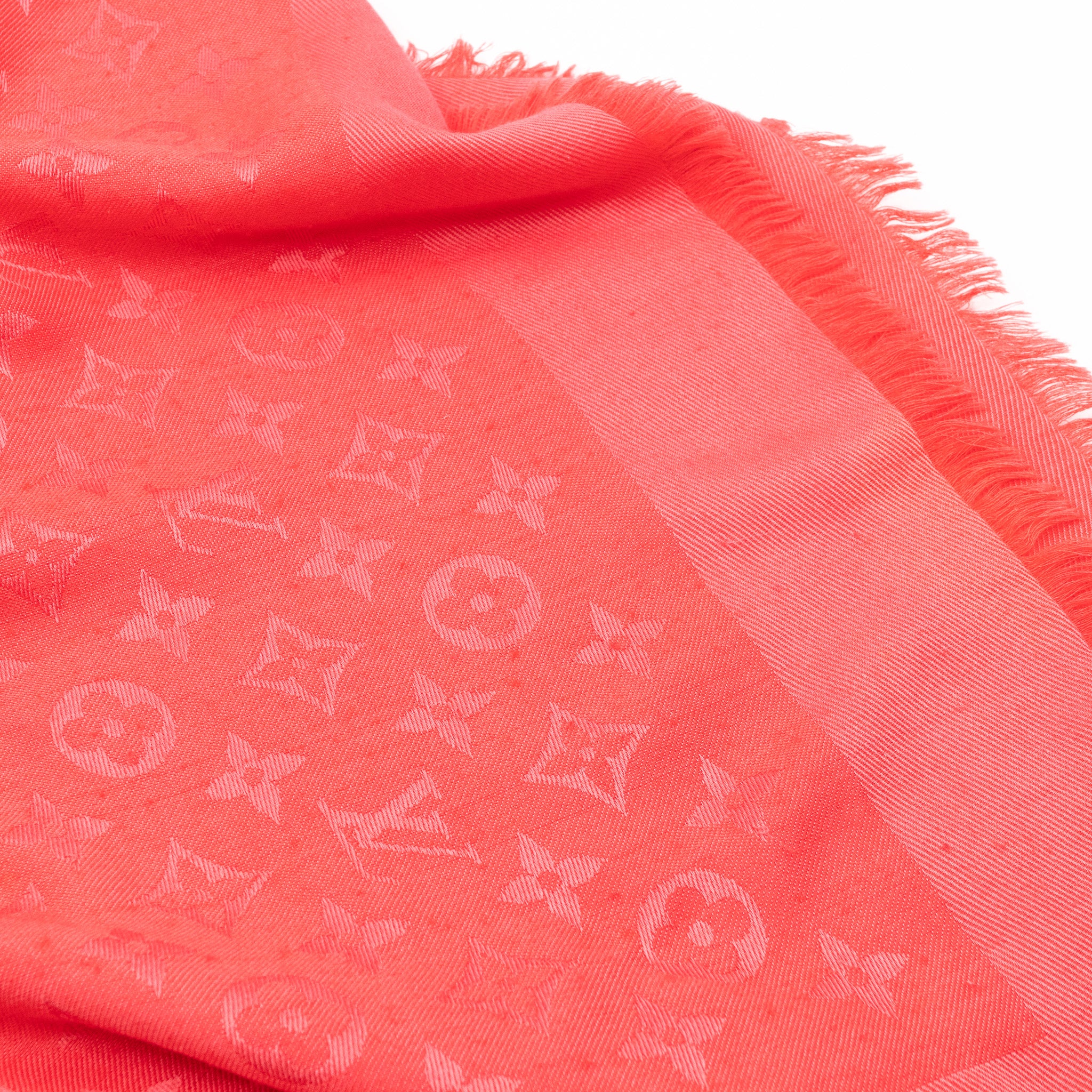 Monogram Shawl Pink
