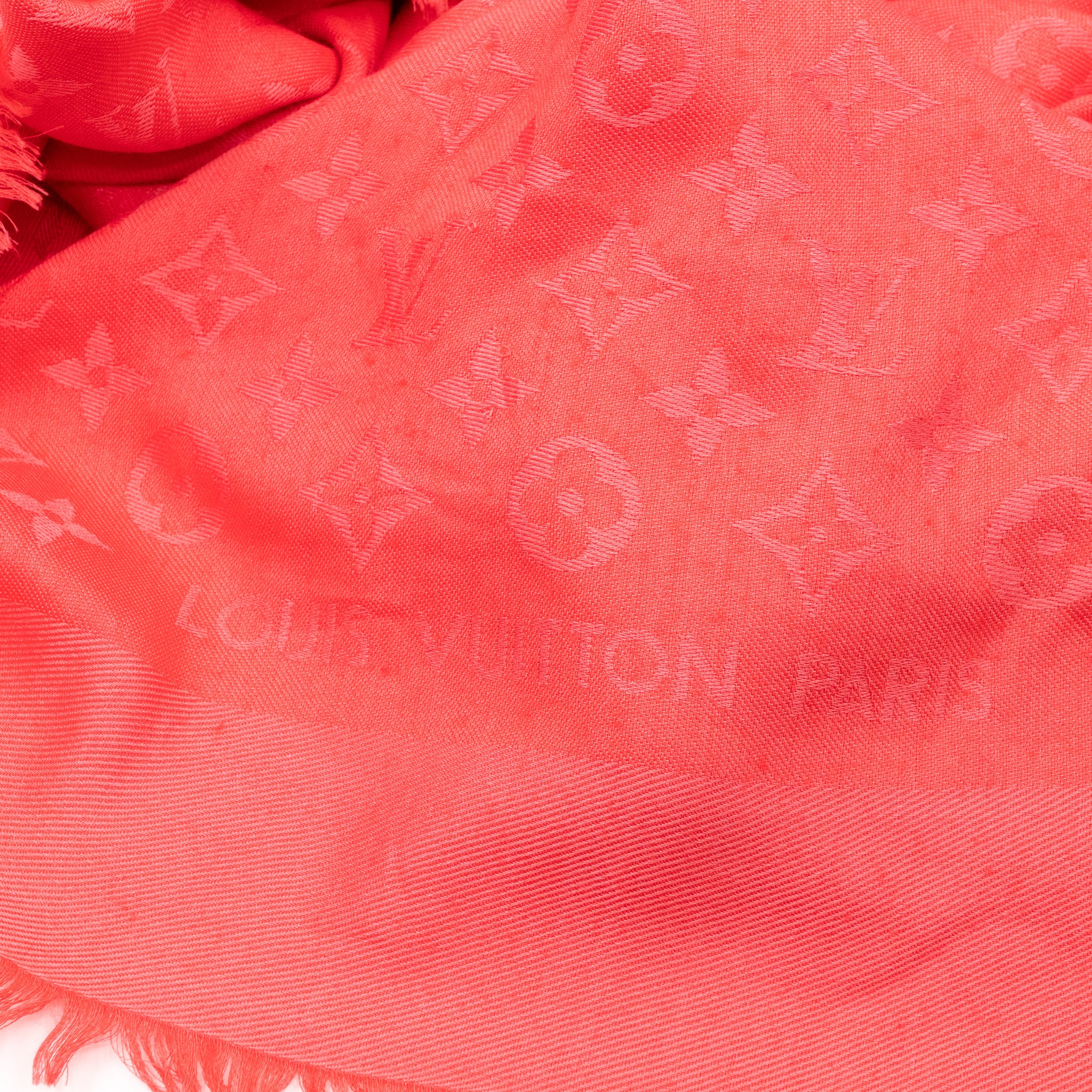 Monogram Shawl Pink